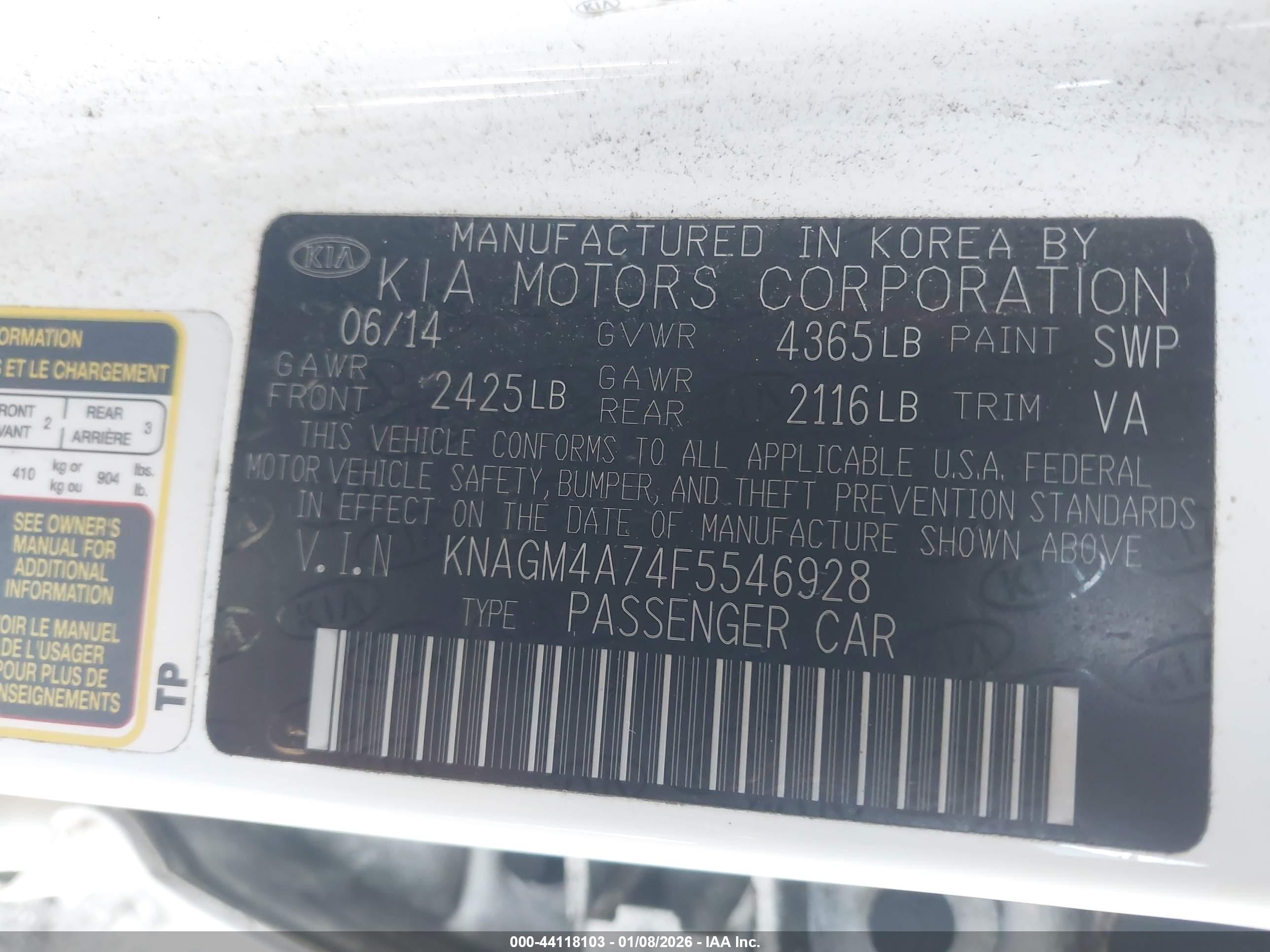 KIA OPTIMA image 9