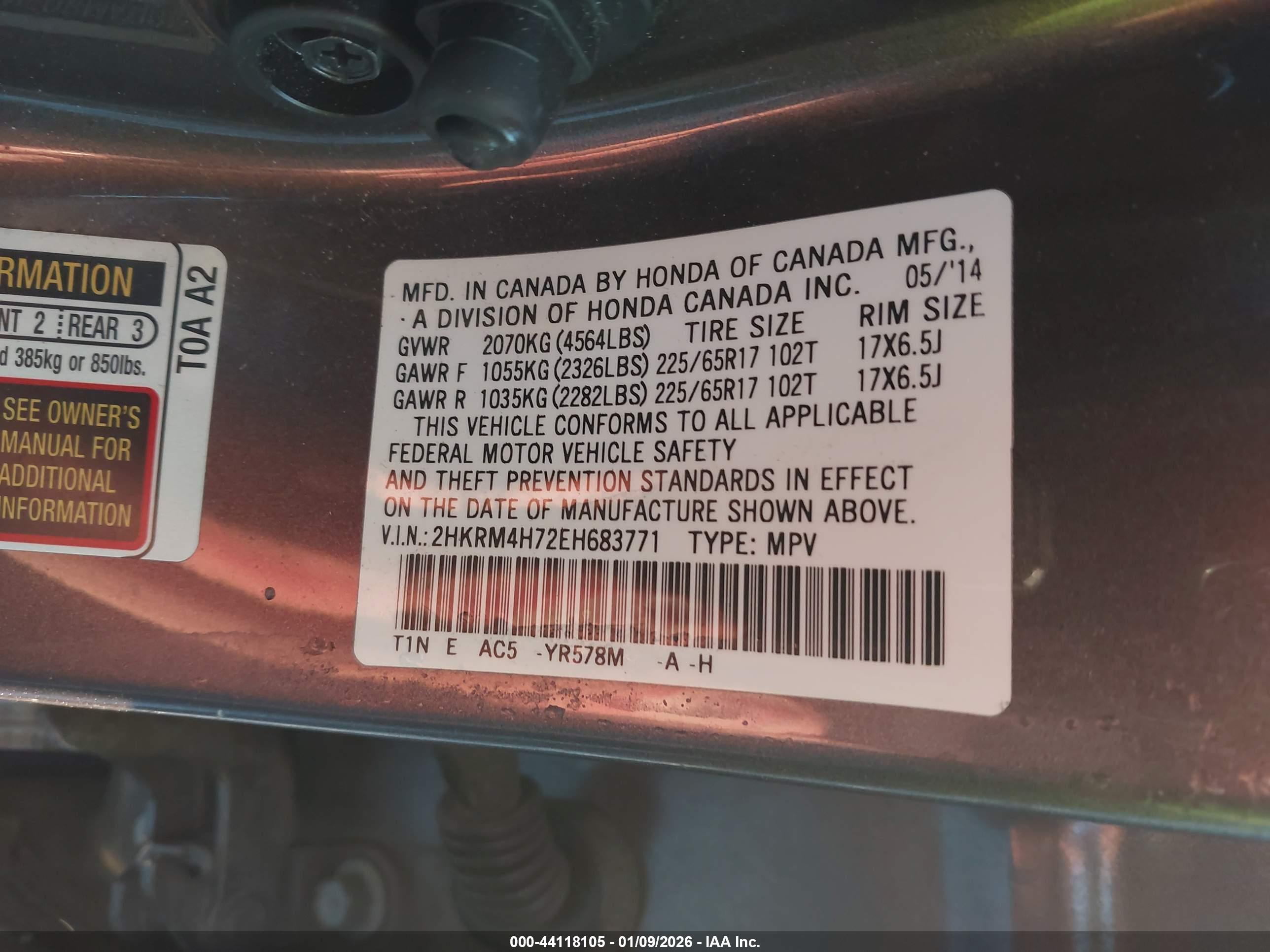 HONDA CR-V image 9