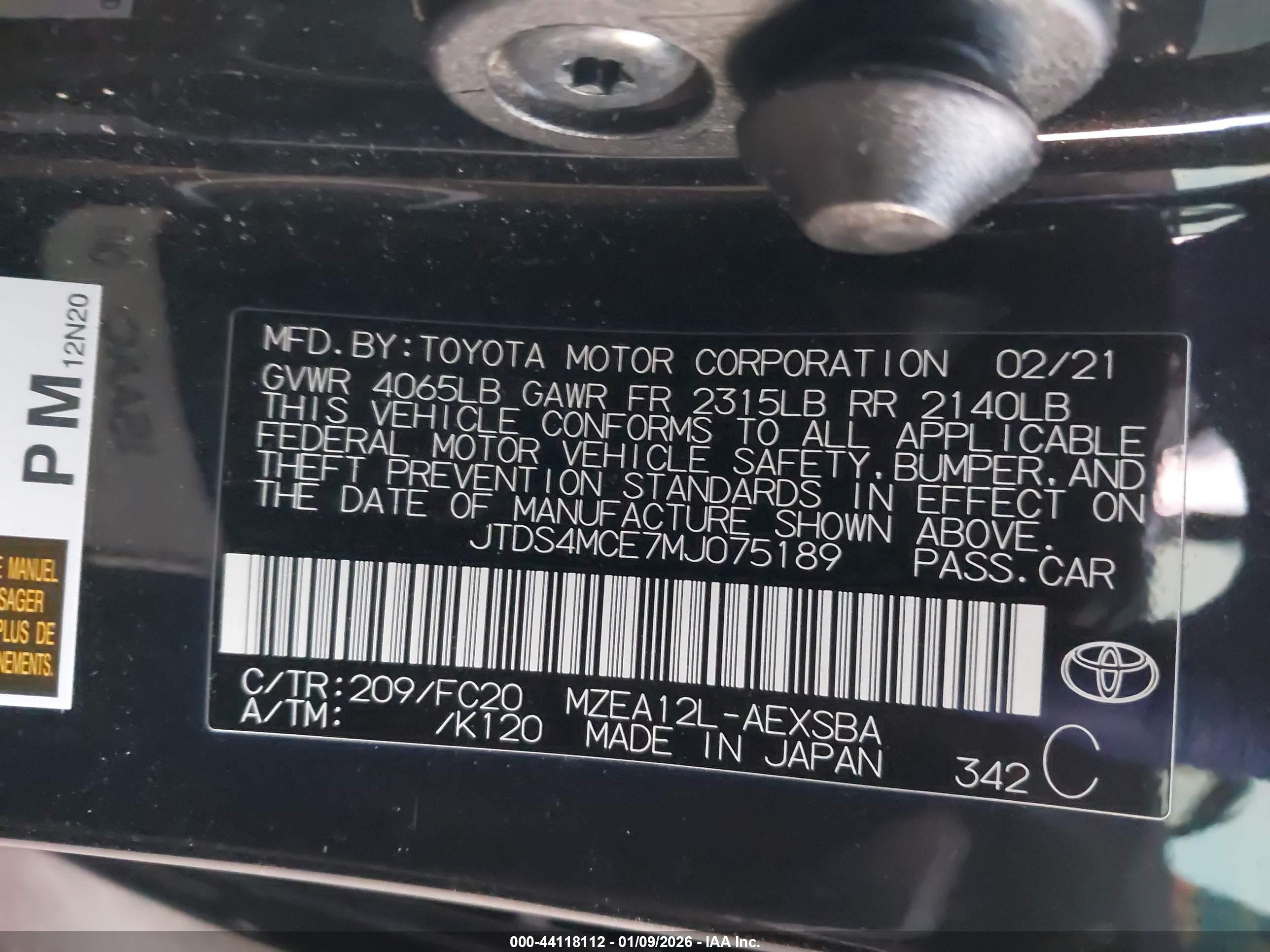 TOYOTA COROLLA image 9