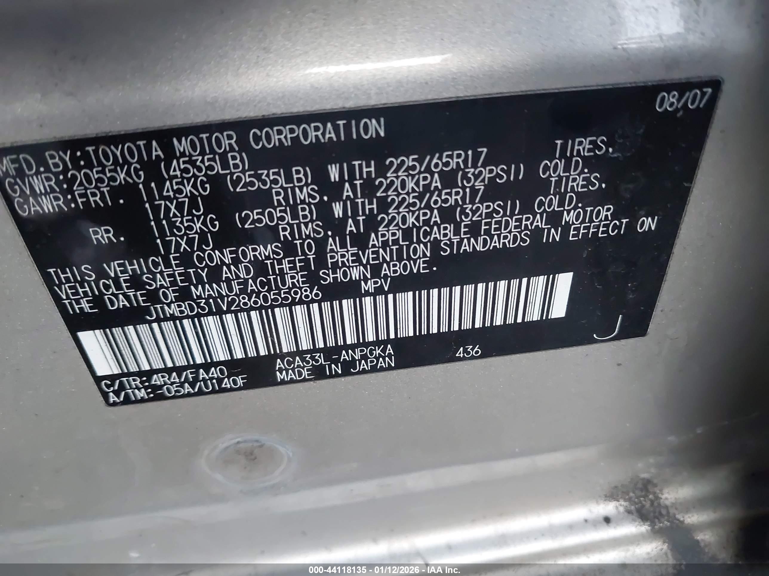 TOYOTA RAV4 image 9