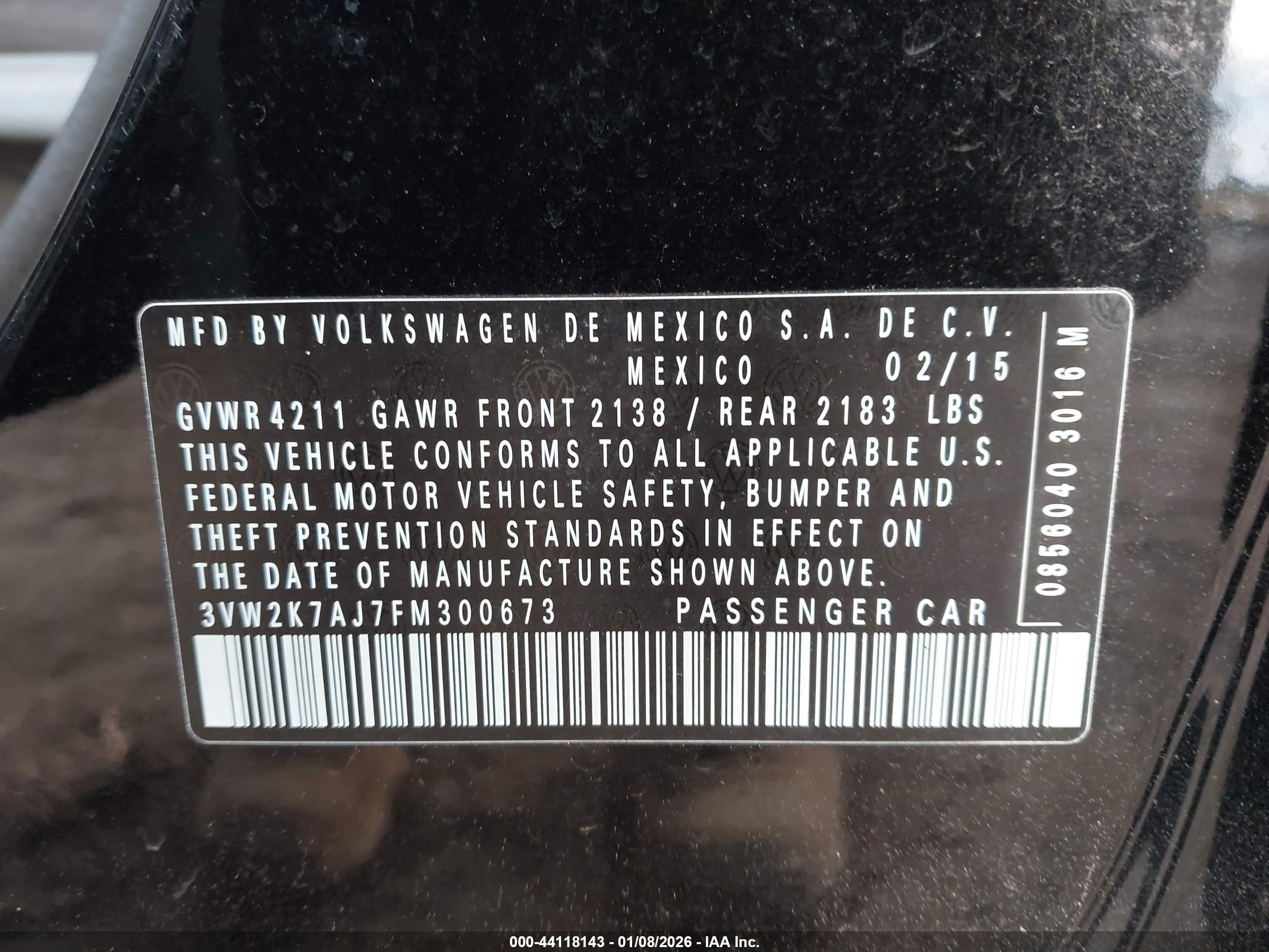 VOLKSWAGEN JETTA image 9
