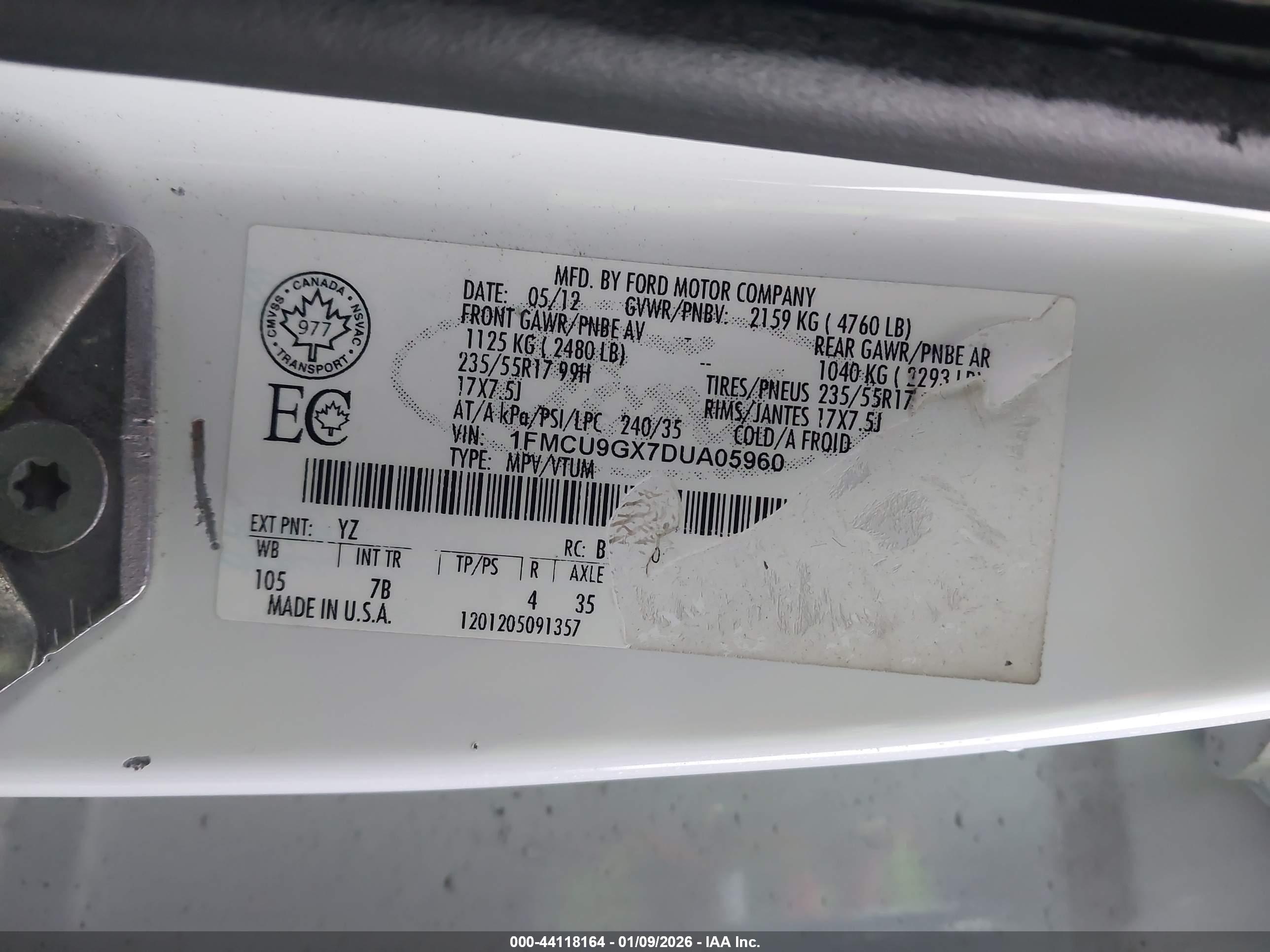 FORD ESCAPE image 9