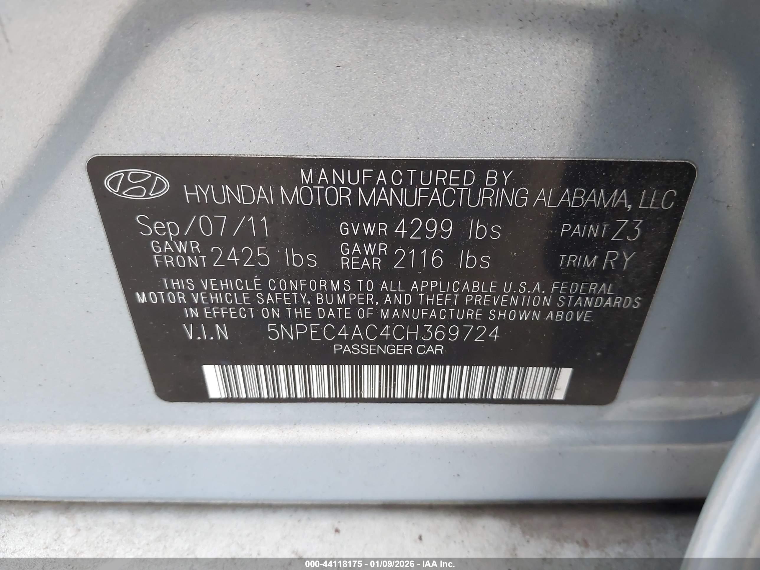 HYUNDAI SONATA image 9