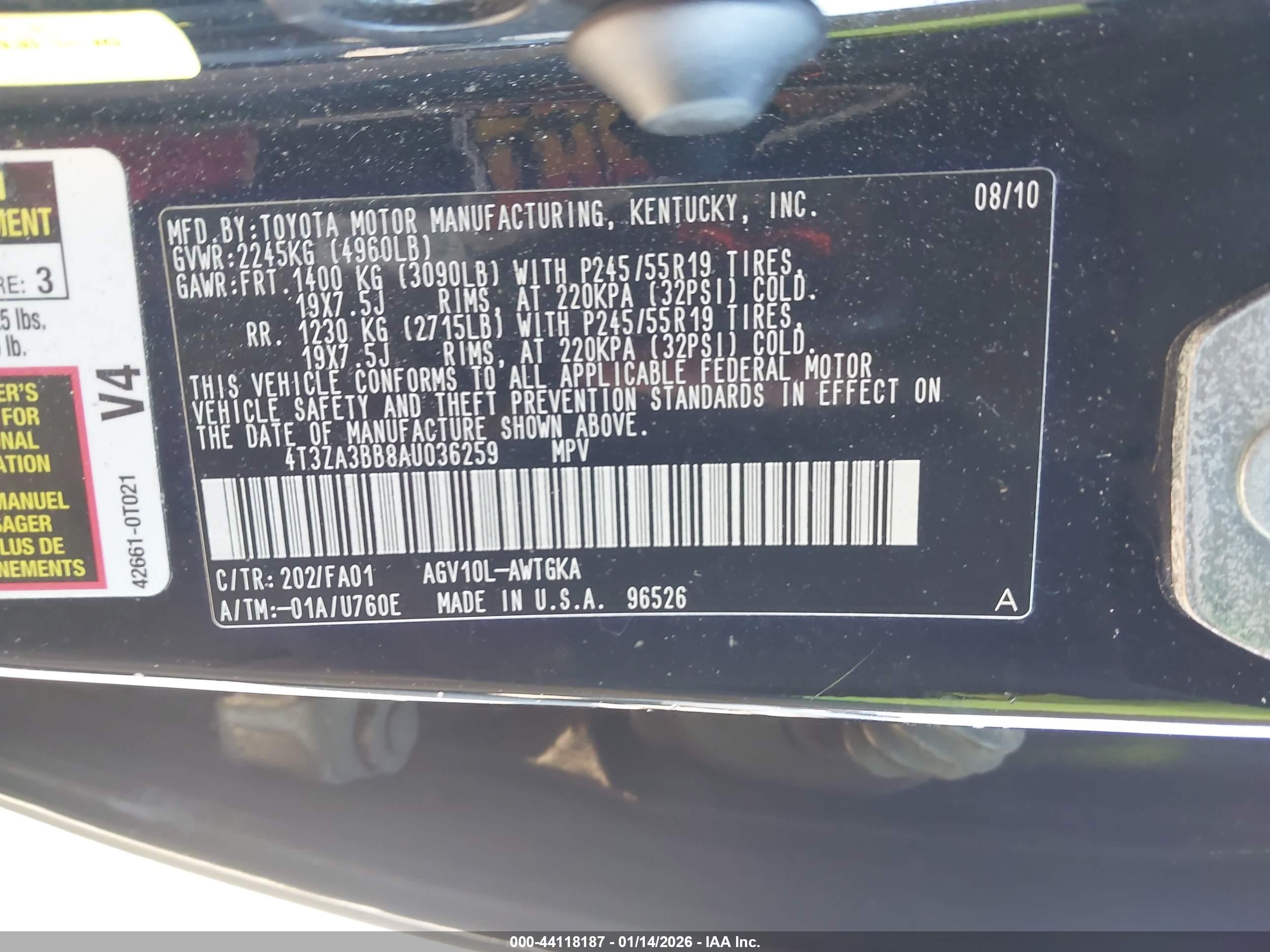 TOYOTA VENZA image 9