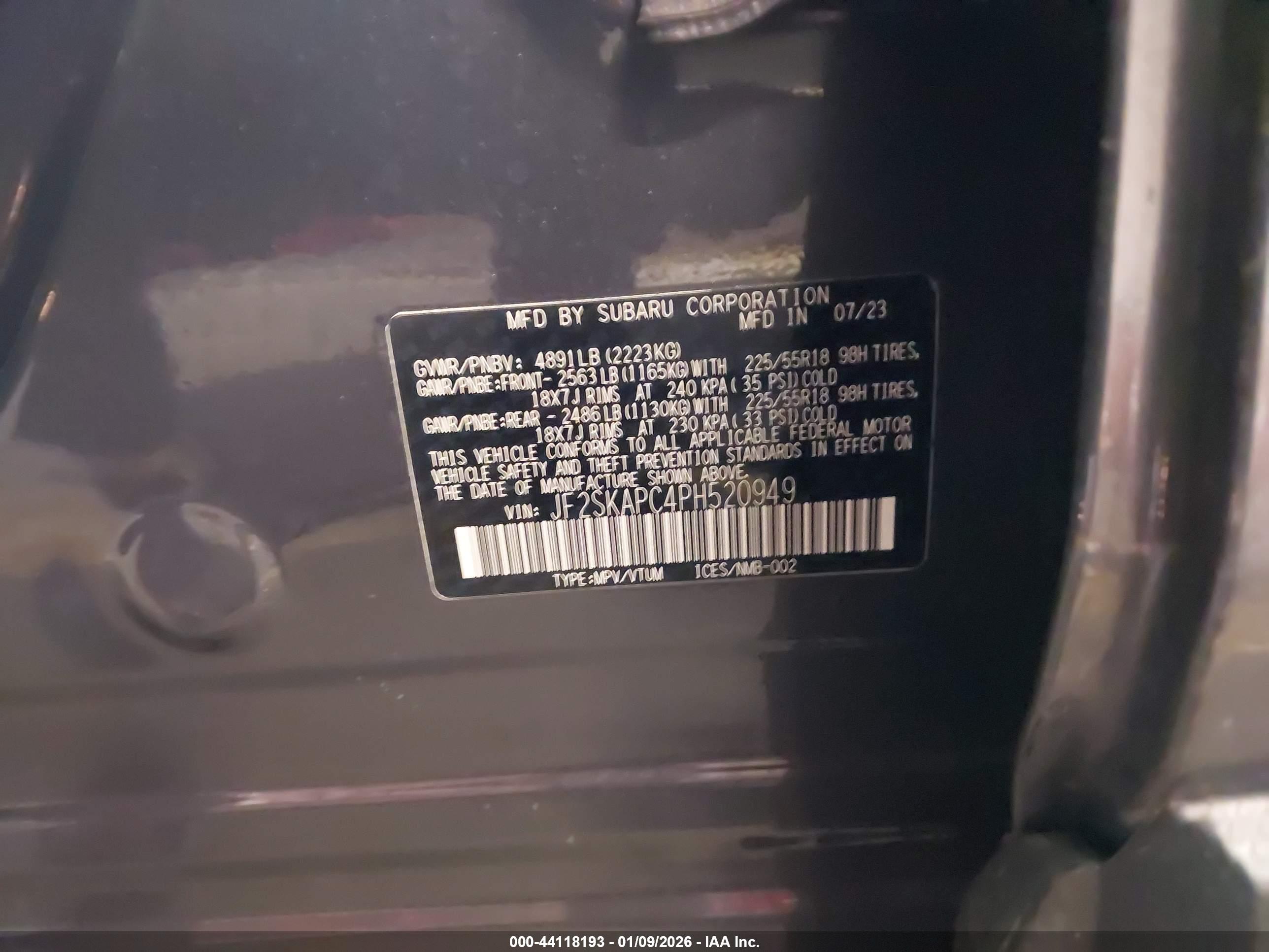 SUBARU FORESTER image 9