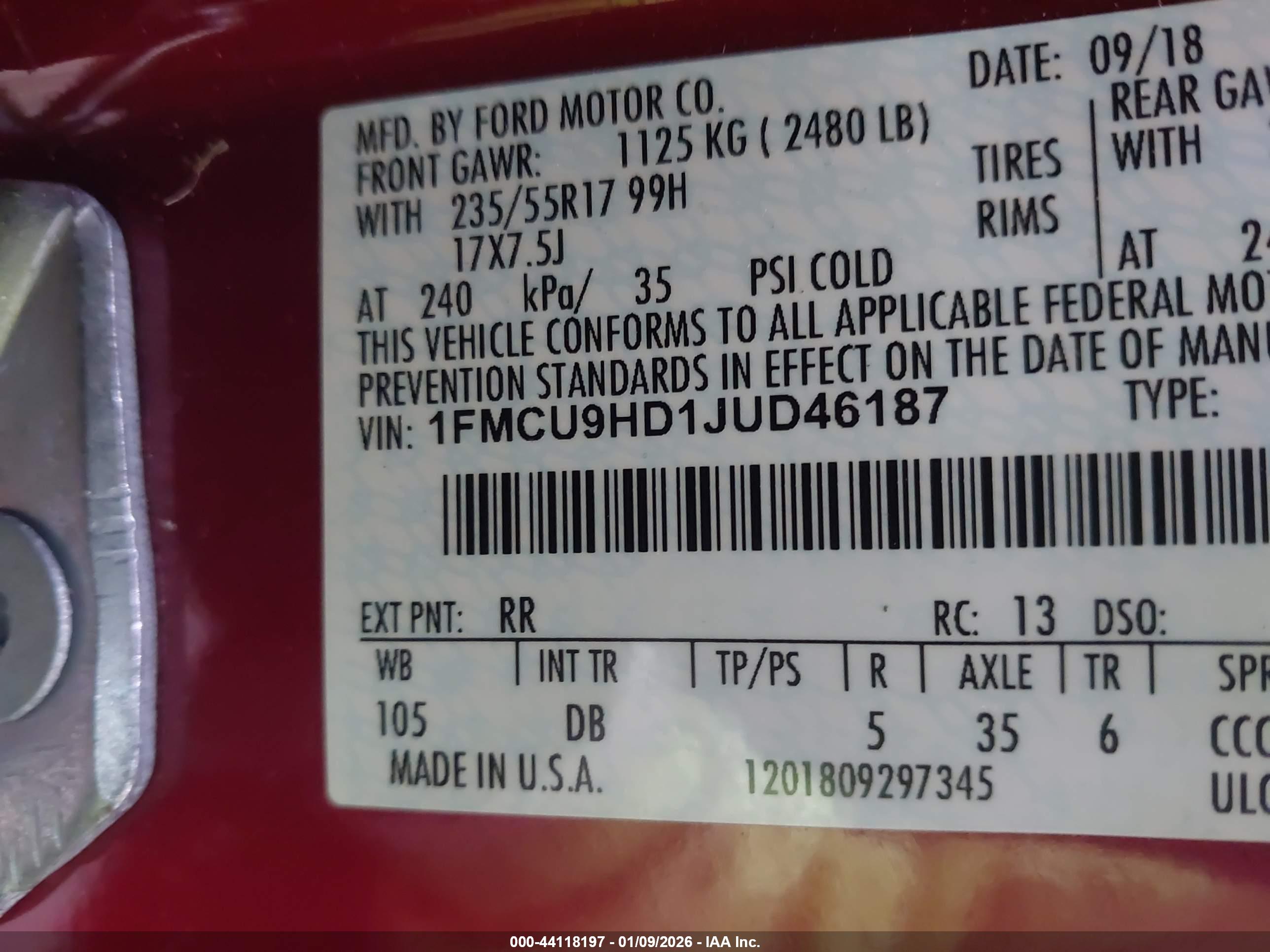 FORD ESCAPE image 9