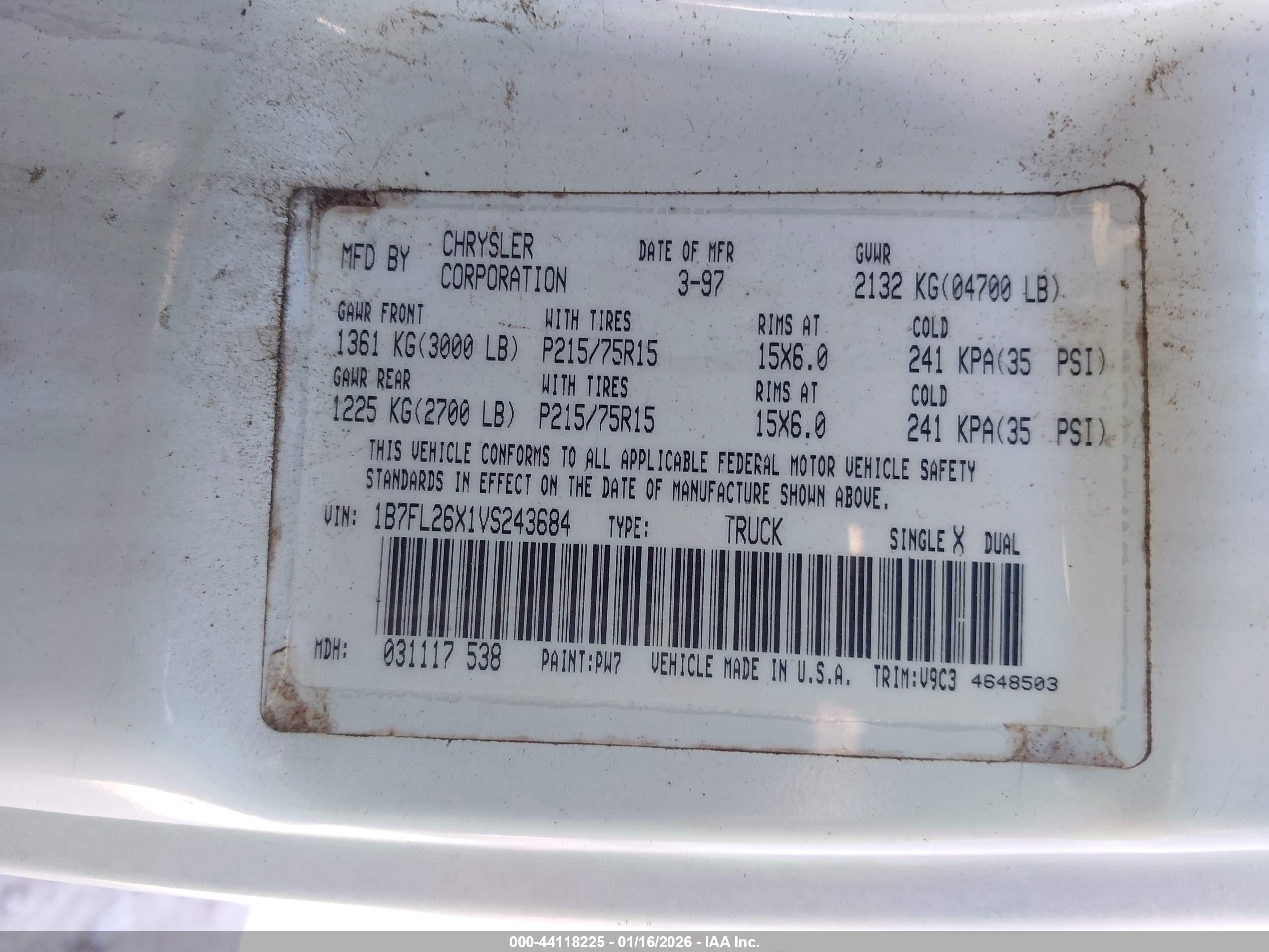 DODGE DAKOTA image 9