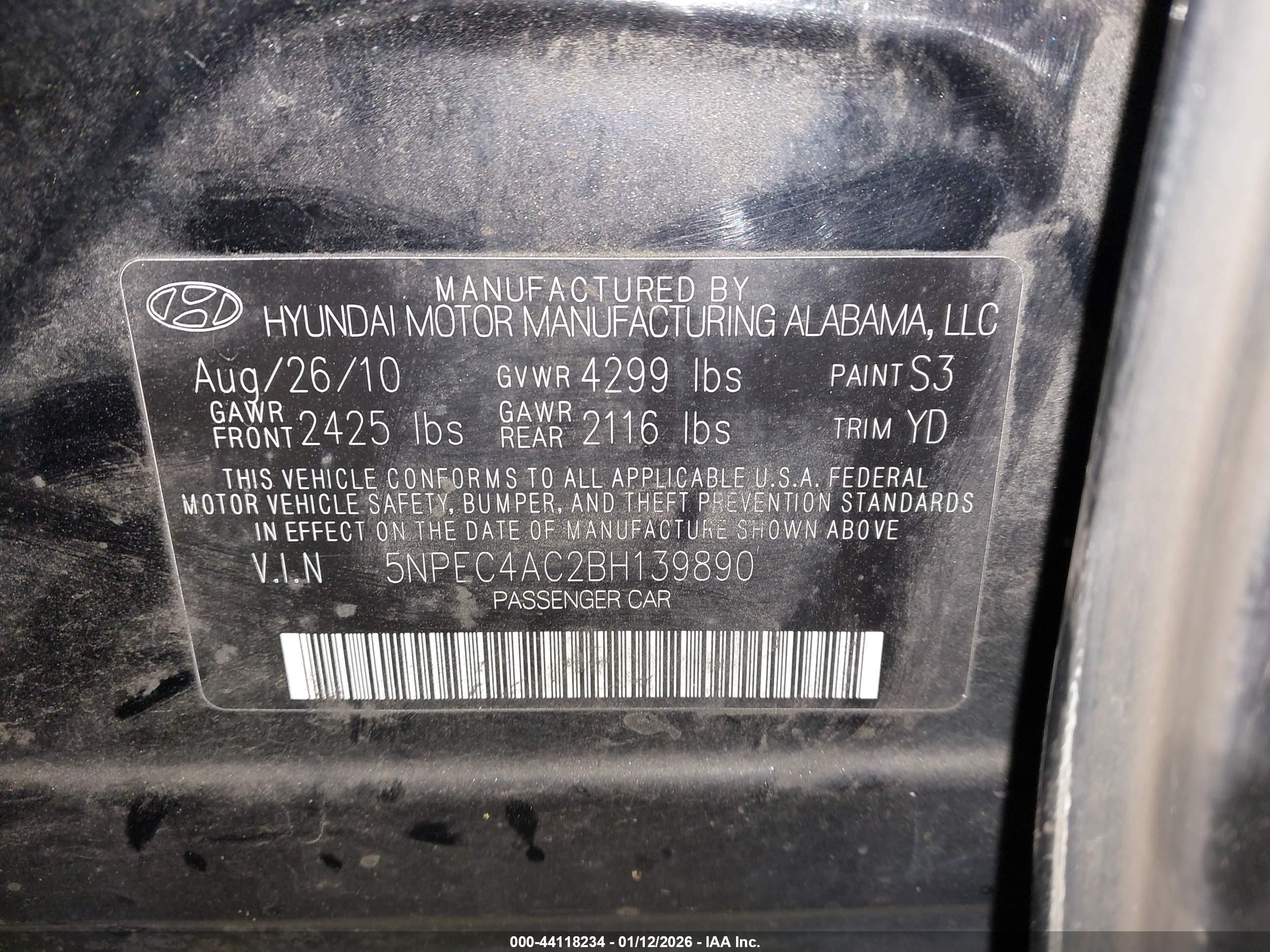 HYUNDAI SONATA image 9