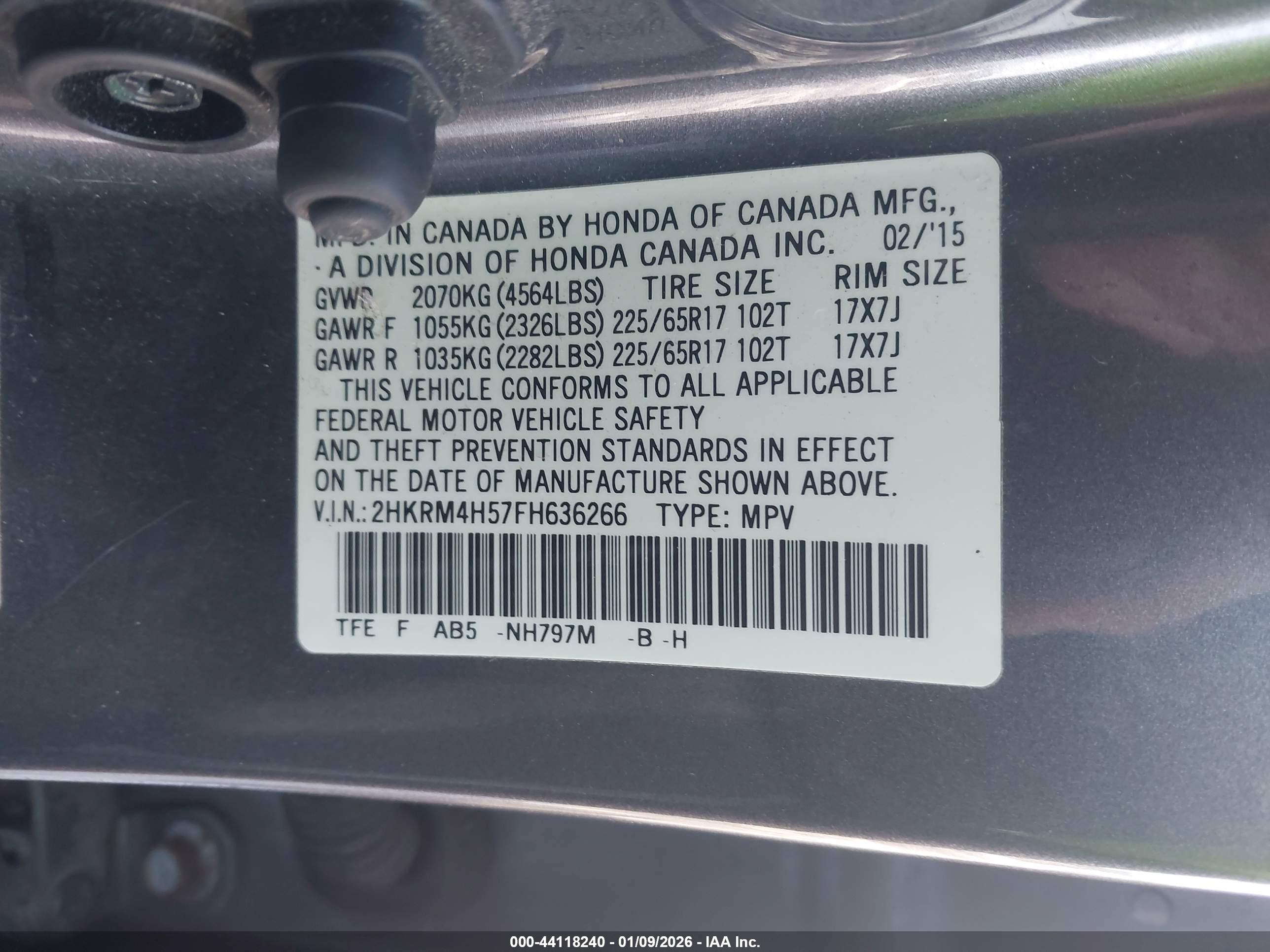HONDA CR-V image 9