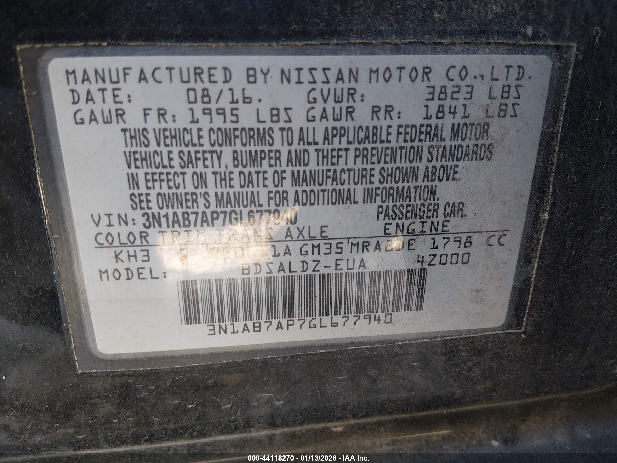 NISSAN SENTRA image 9