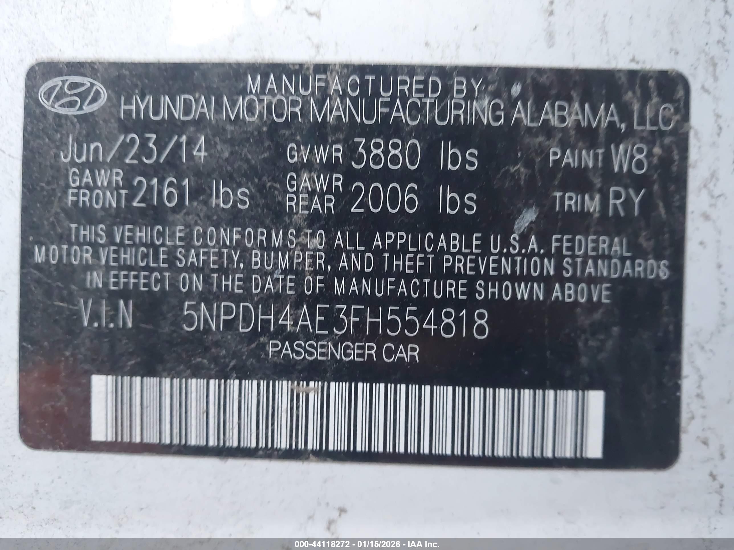 HYUNDAI ELANTRA image 9