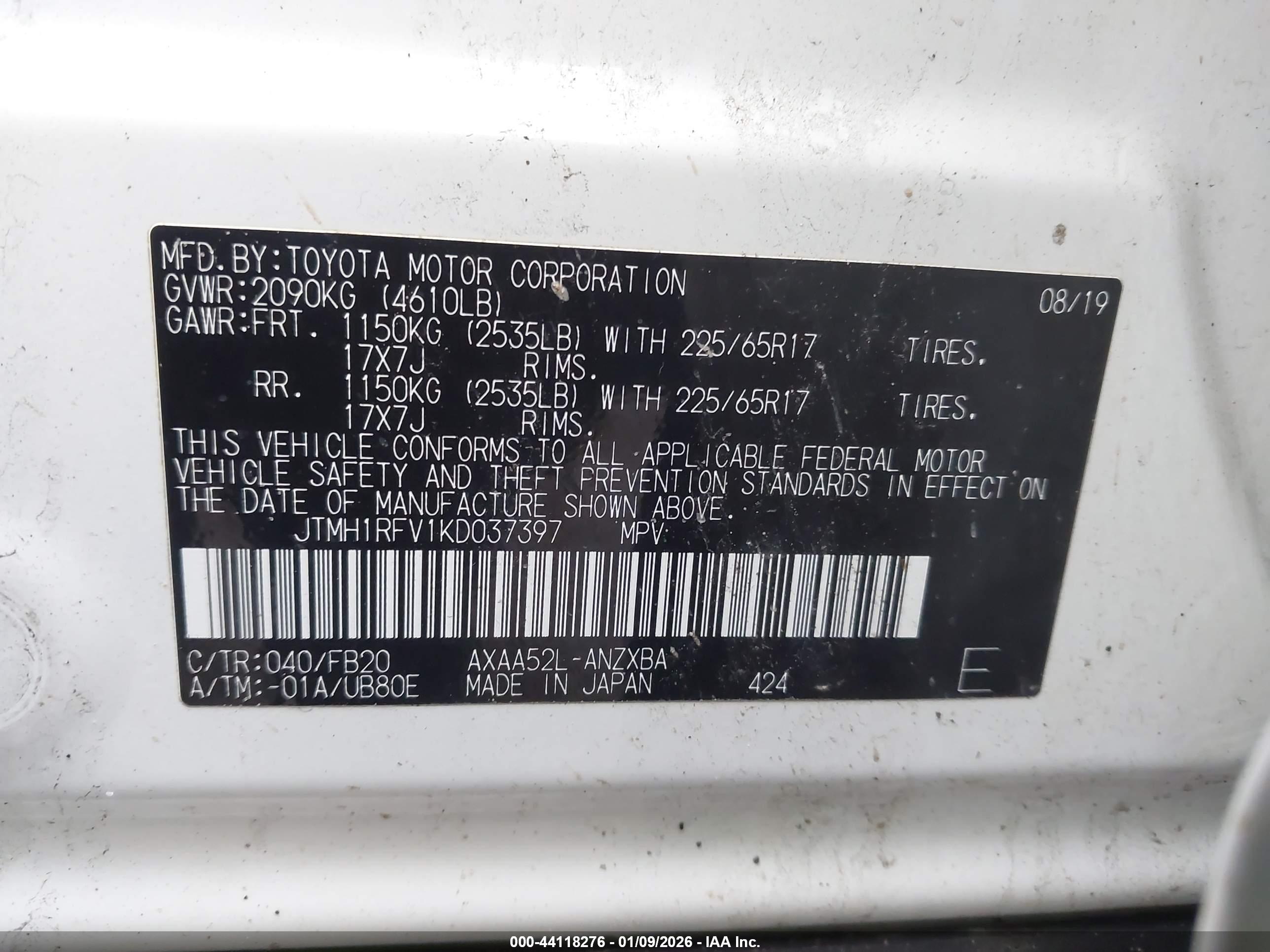 TOYOTA RAV4 image 9