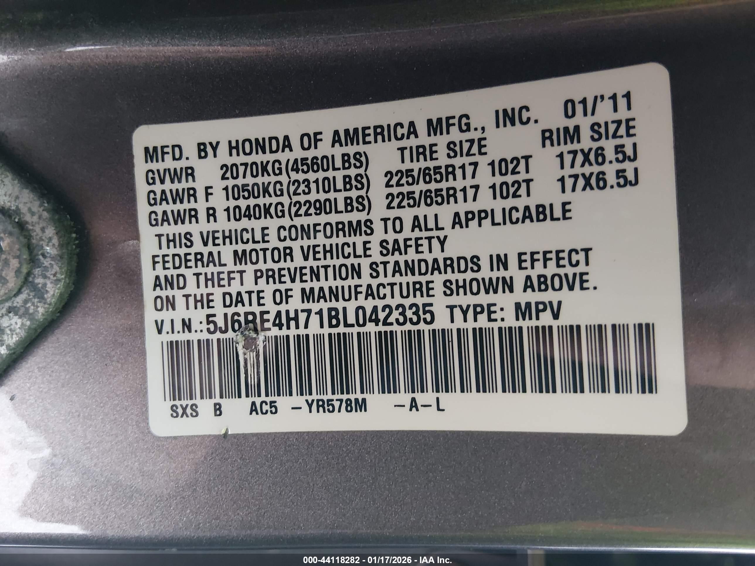 HONDA CR-V image 9