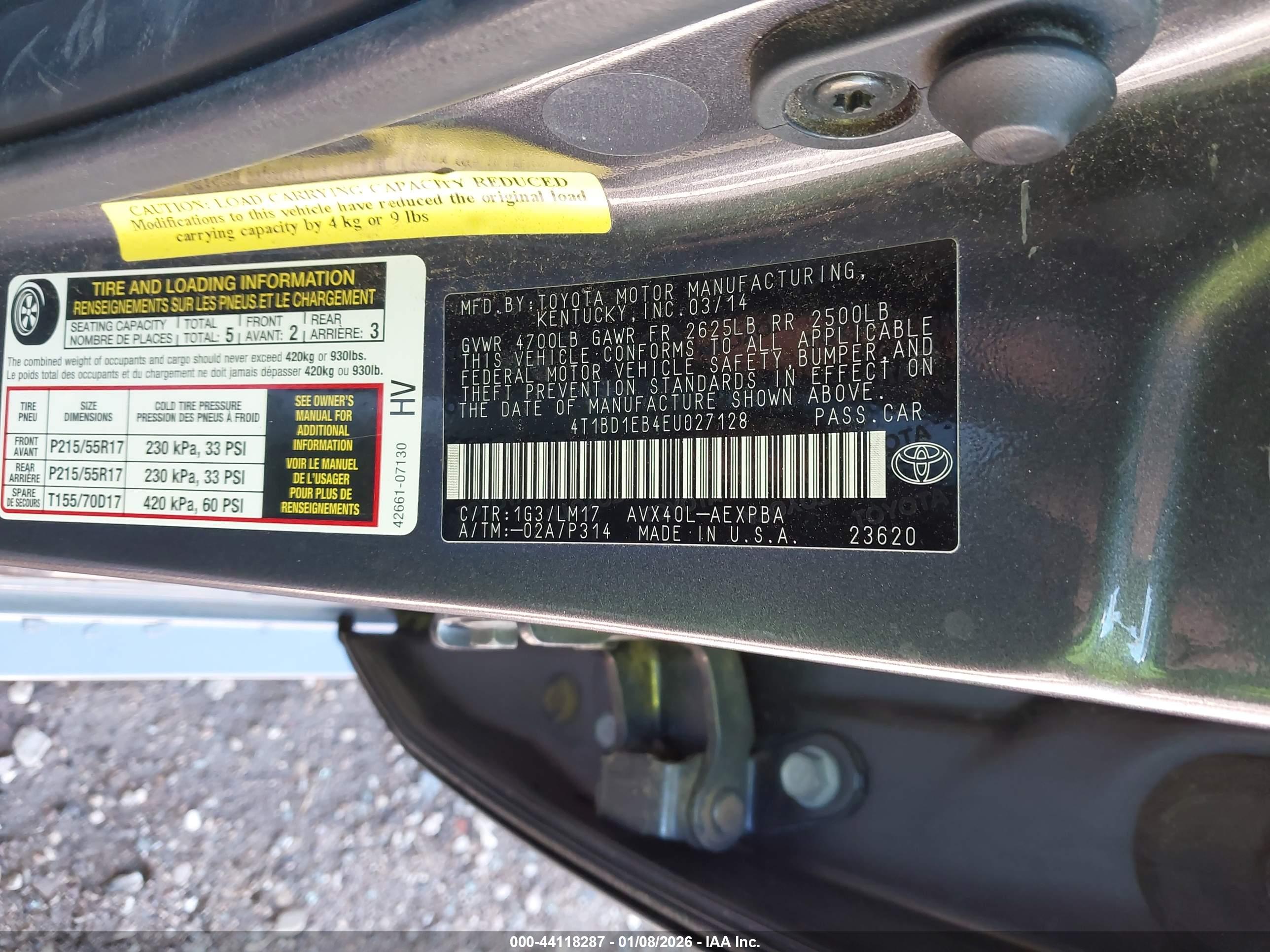 TOYOTA AVALON image 9