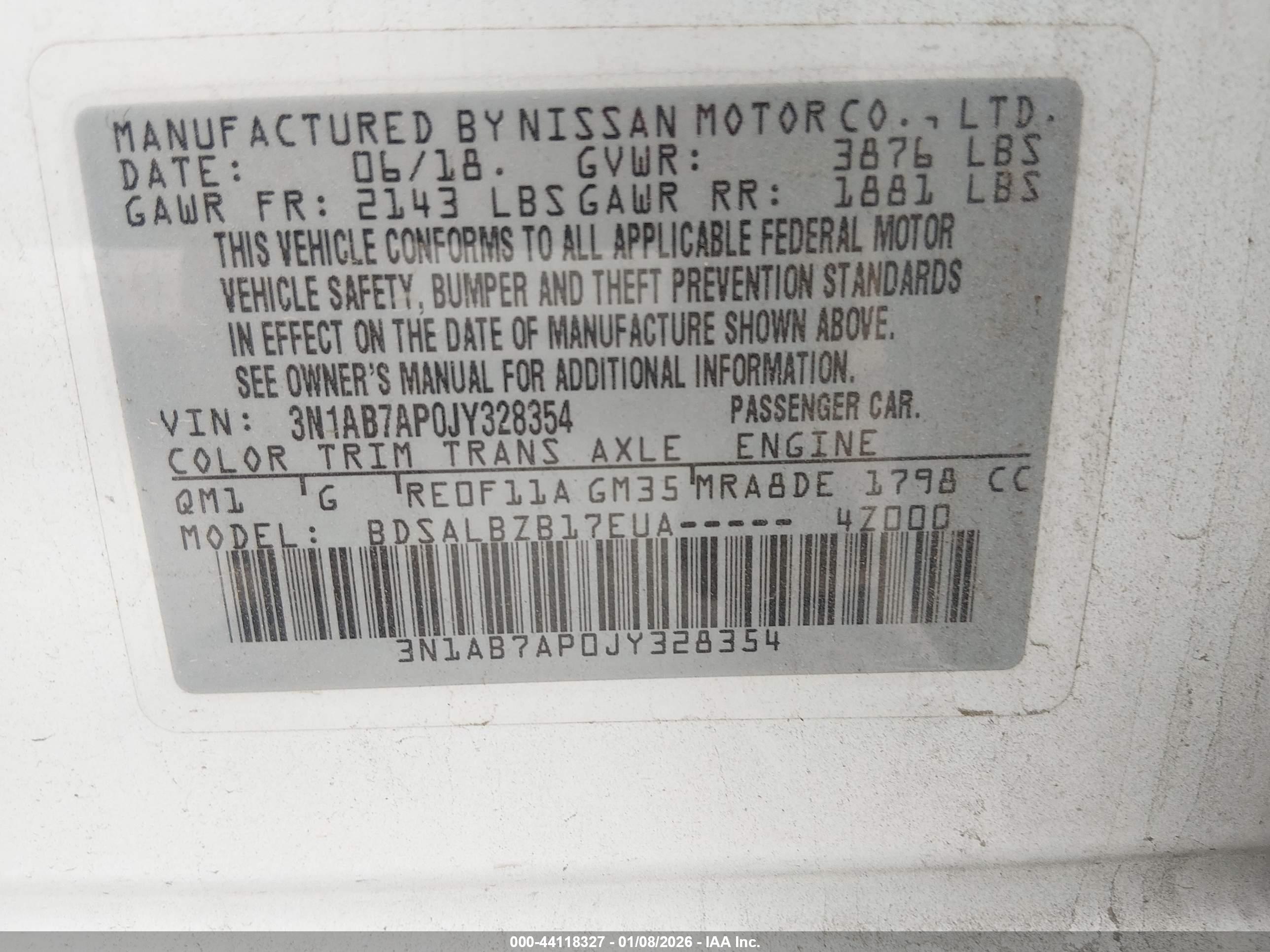 NISSAN SENTRA image 9