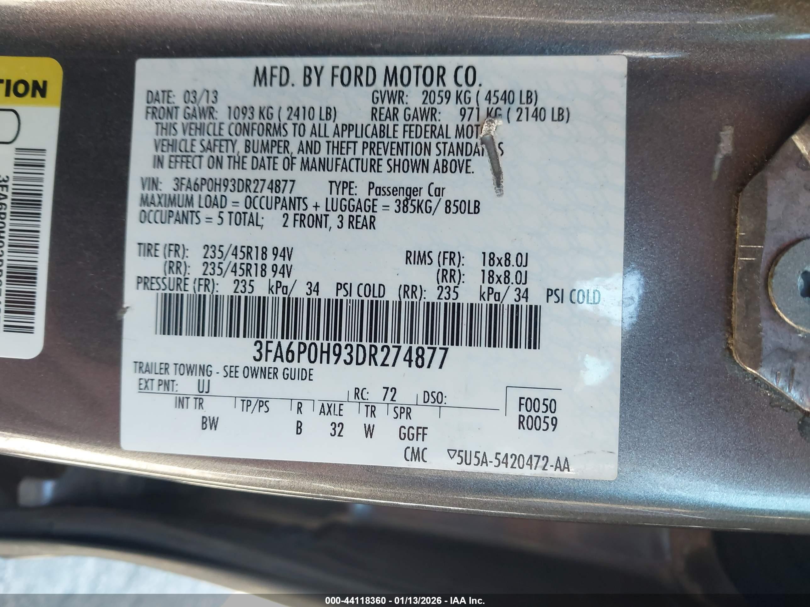 FORD FUSION image 9