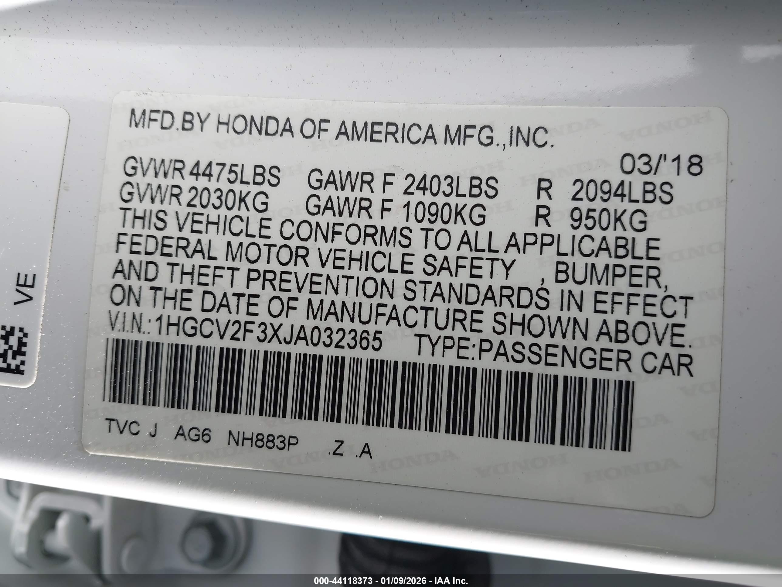 HONDA ACCORD image 9