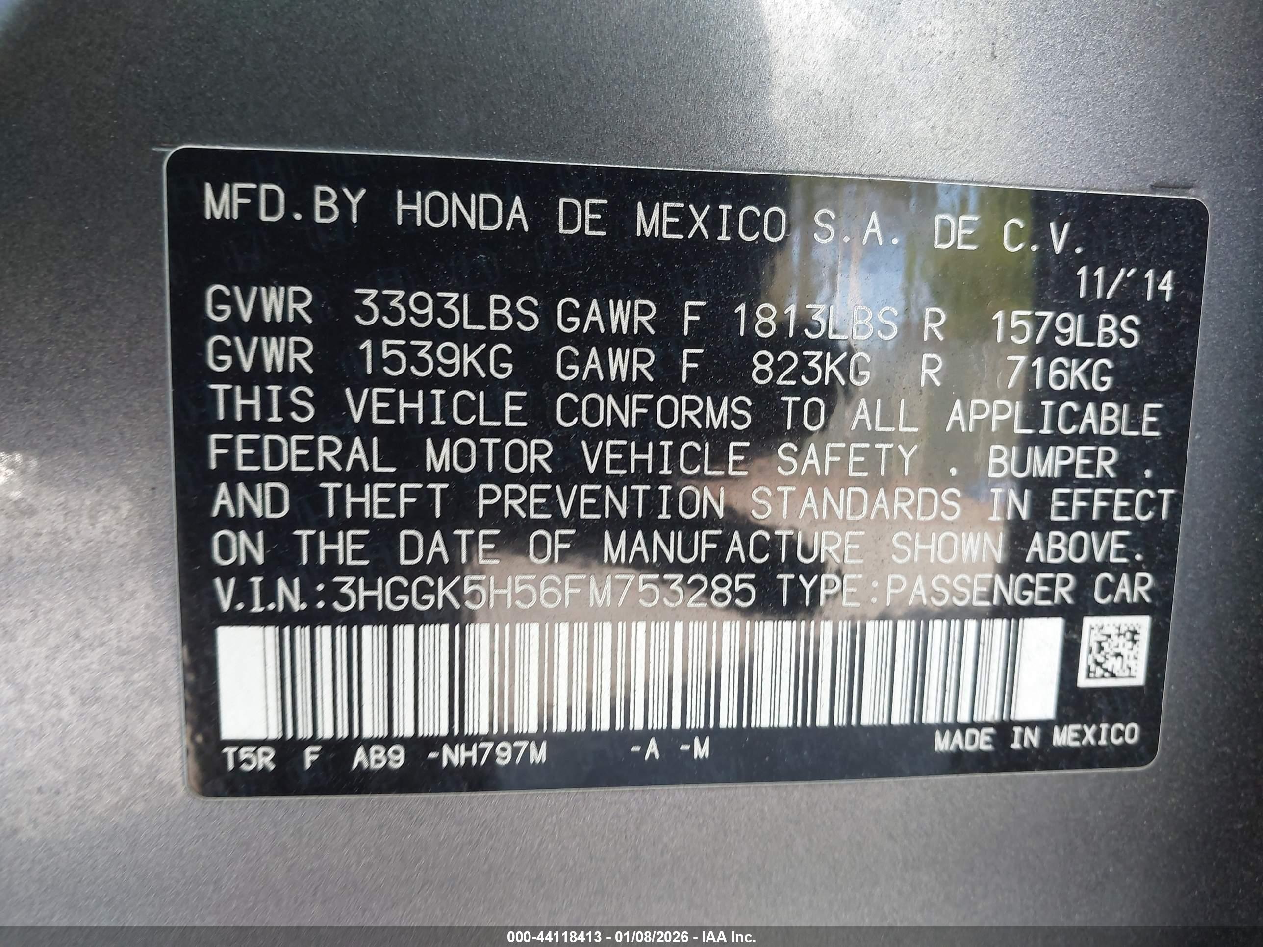 HONDA FIT image 9