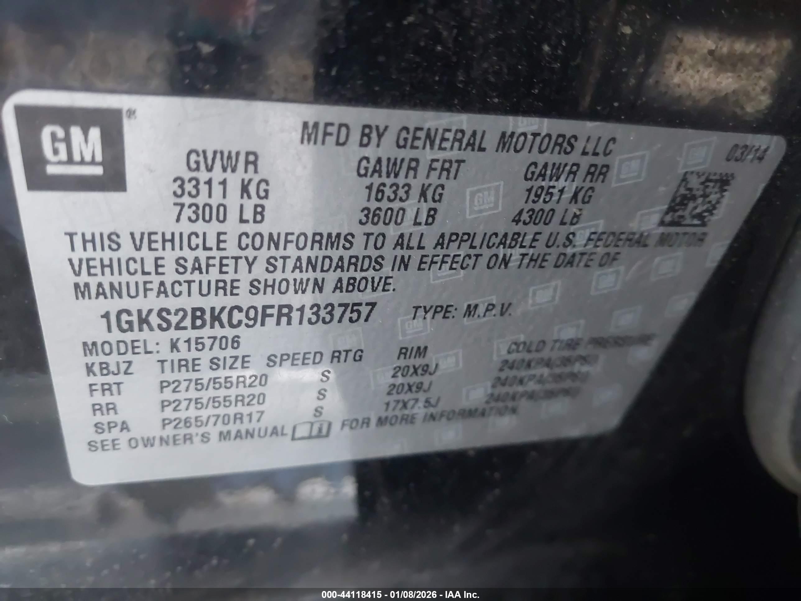GMC YUKON image 9