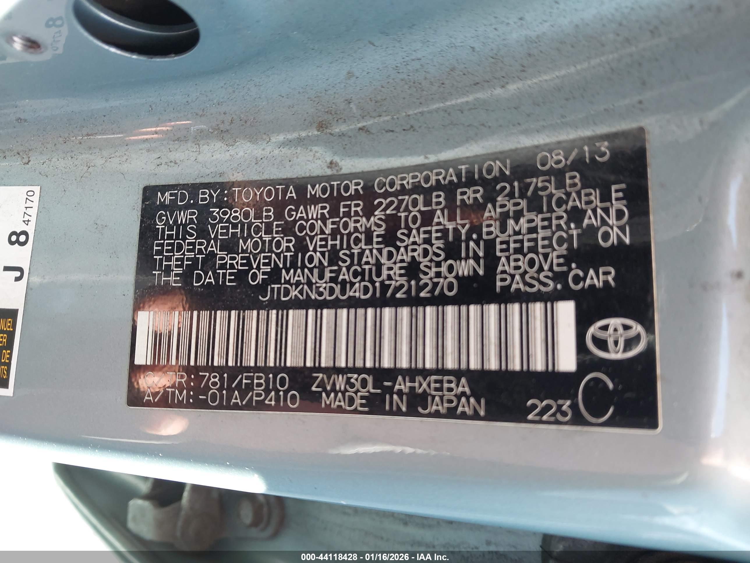 TOYOTA PRIUS image 9