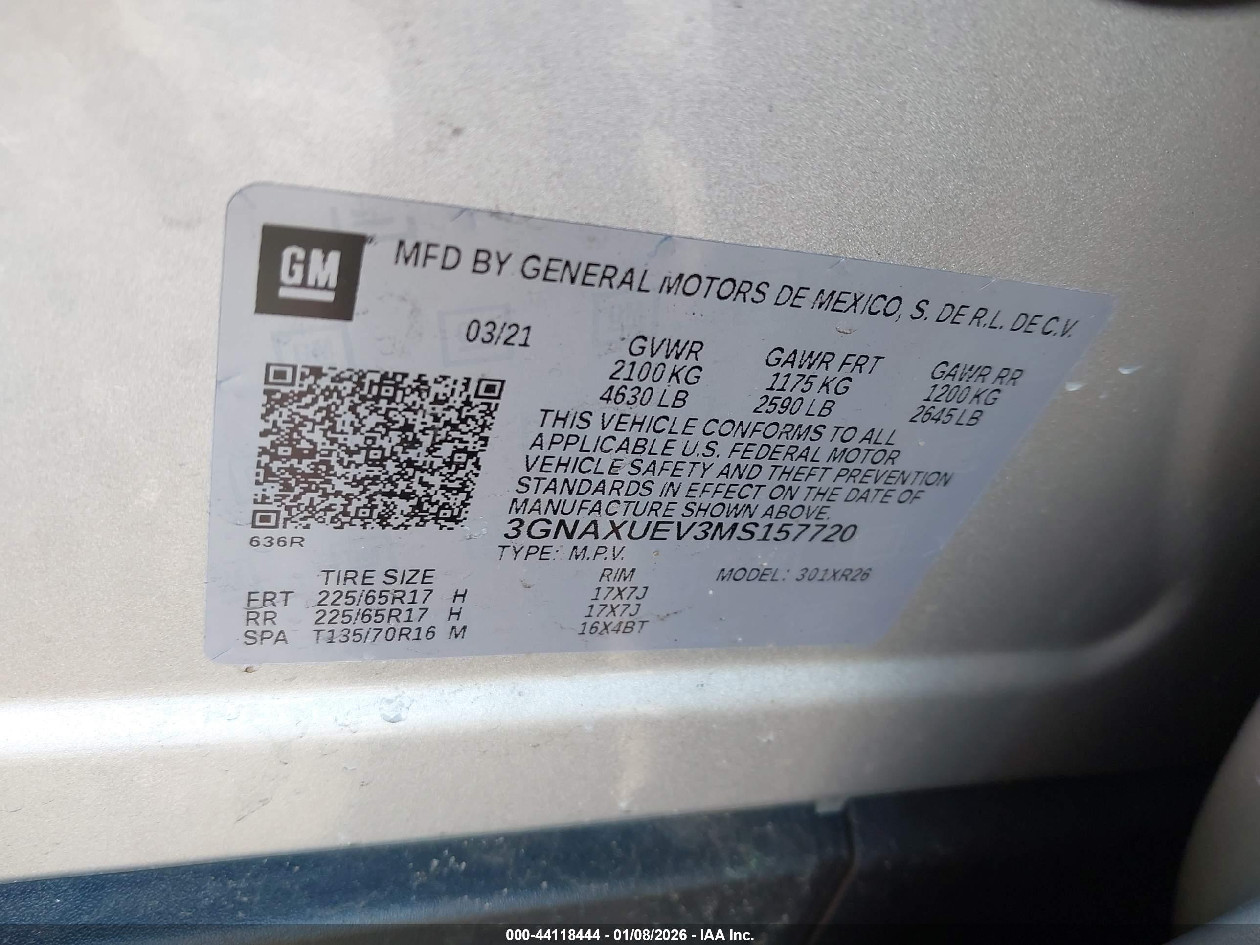 CHEVROLET EQUINOX image 9