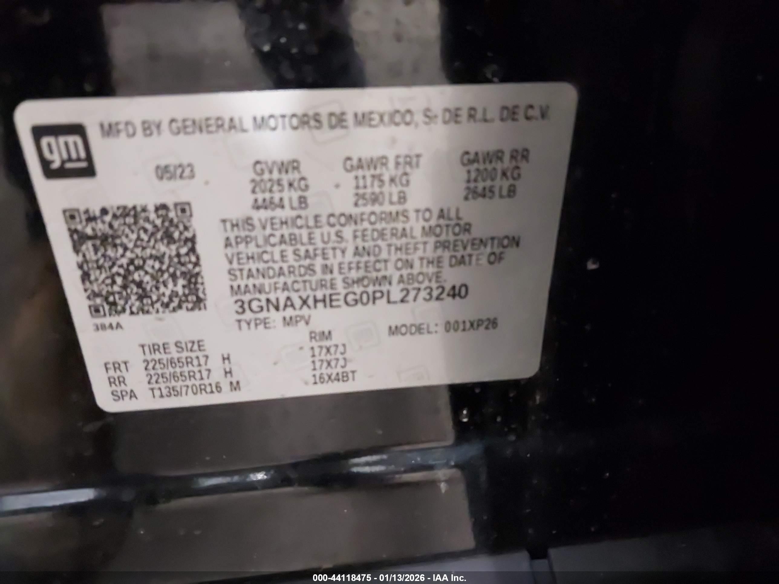 CHEVROLET EQUINOX image 9