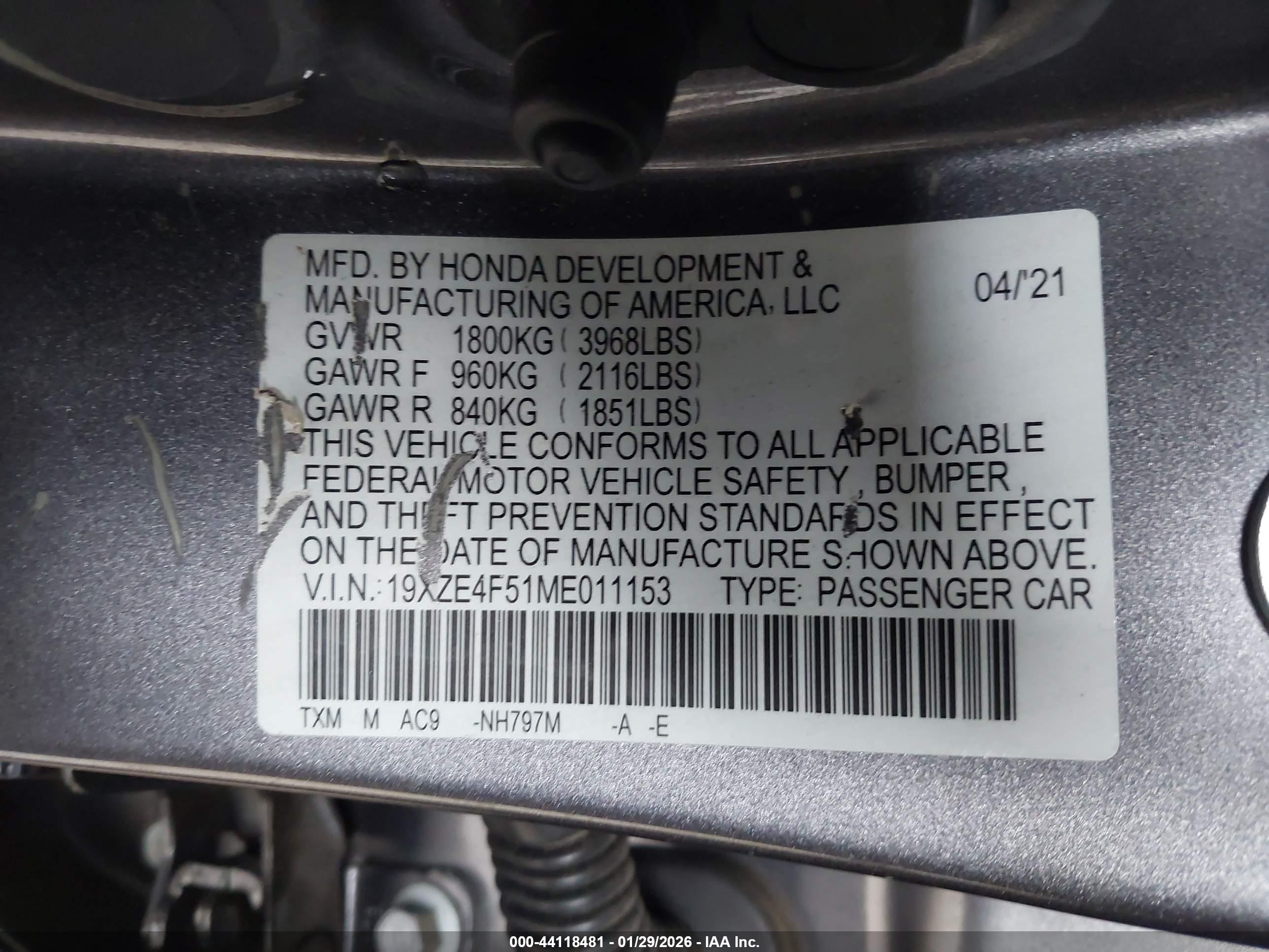 HONDA INSIGHT image 9