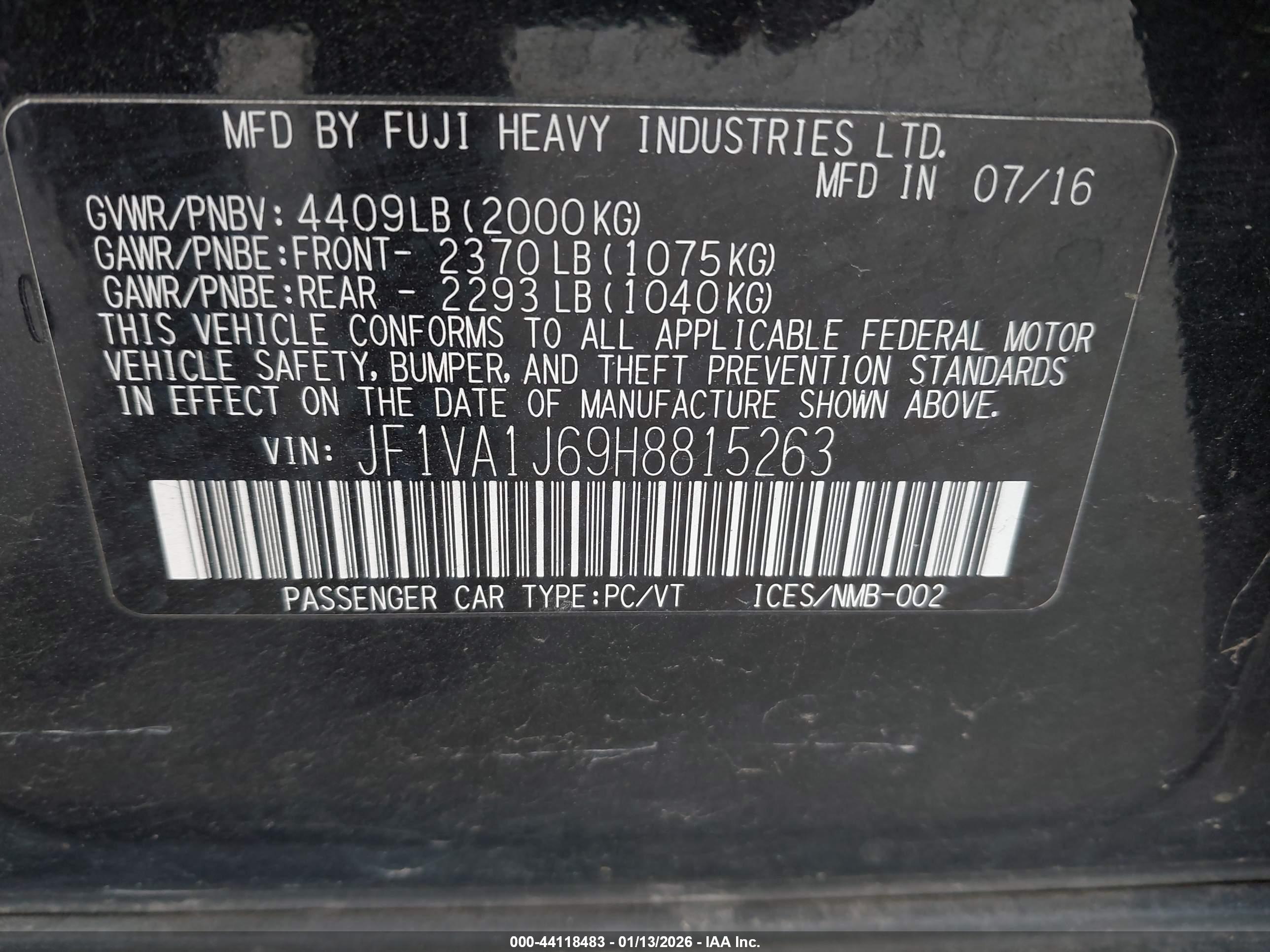SUBARU WRX image 9