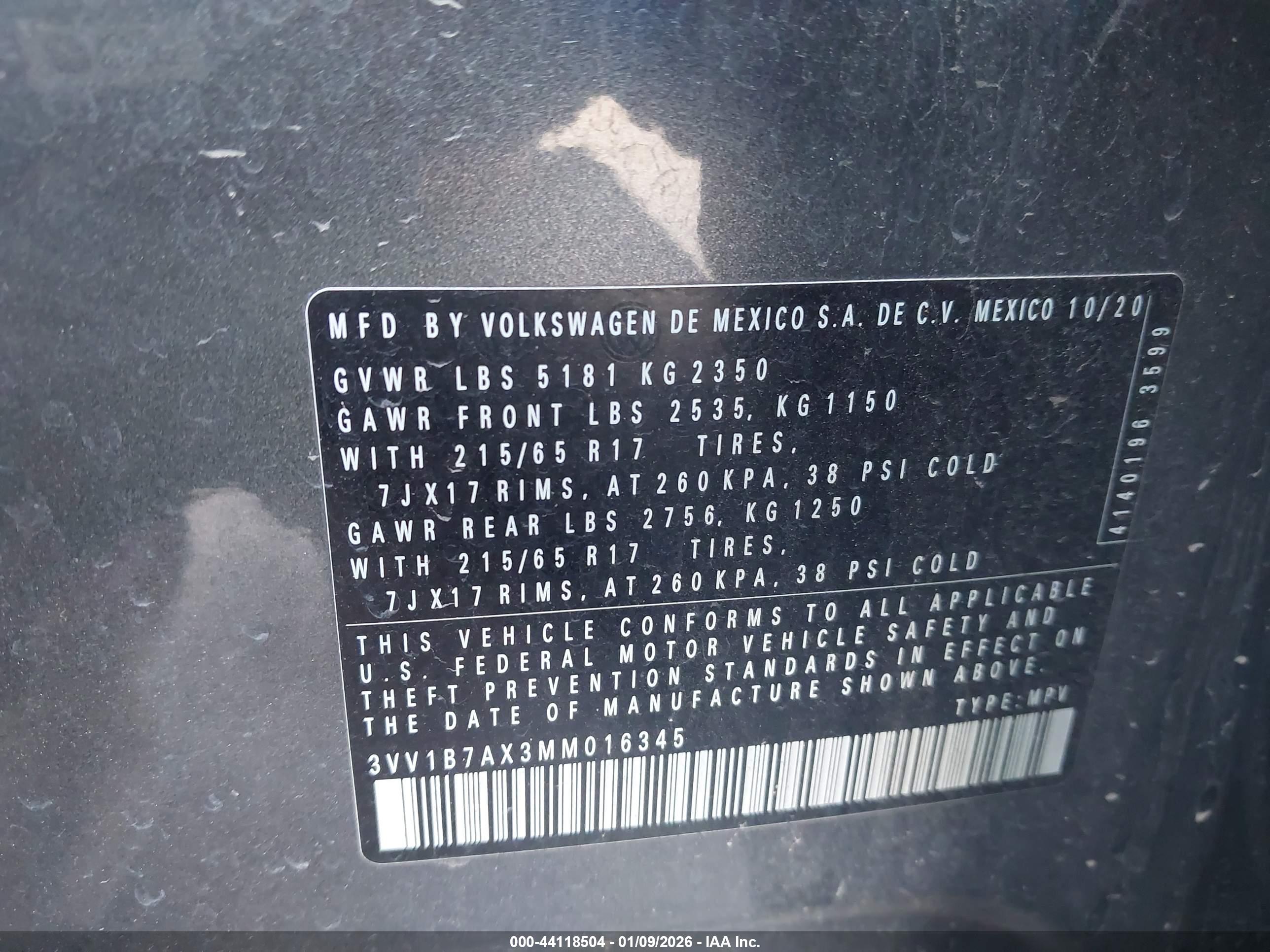 VOLKSWAGEN TIGUAN image 9