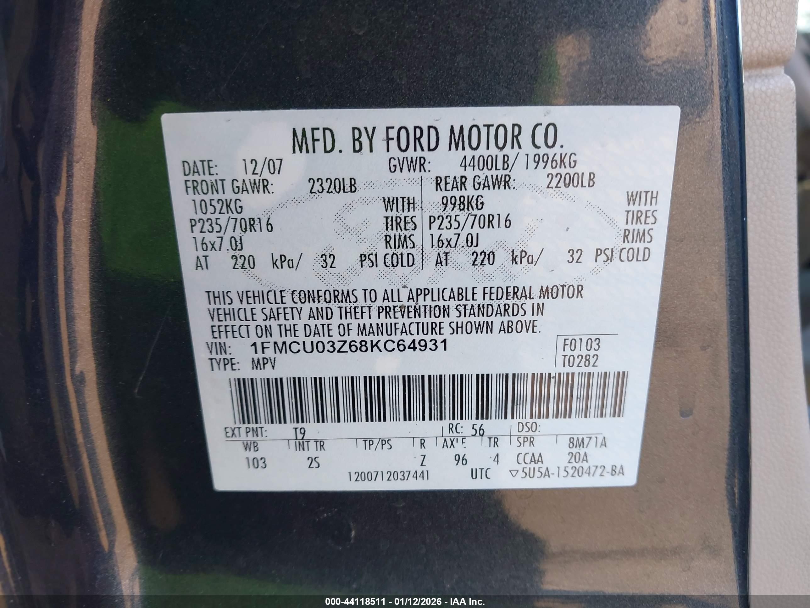 FORD ESCAPE image 9