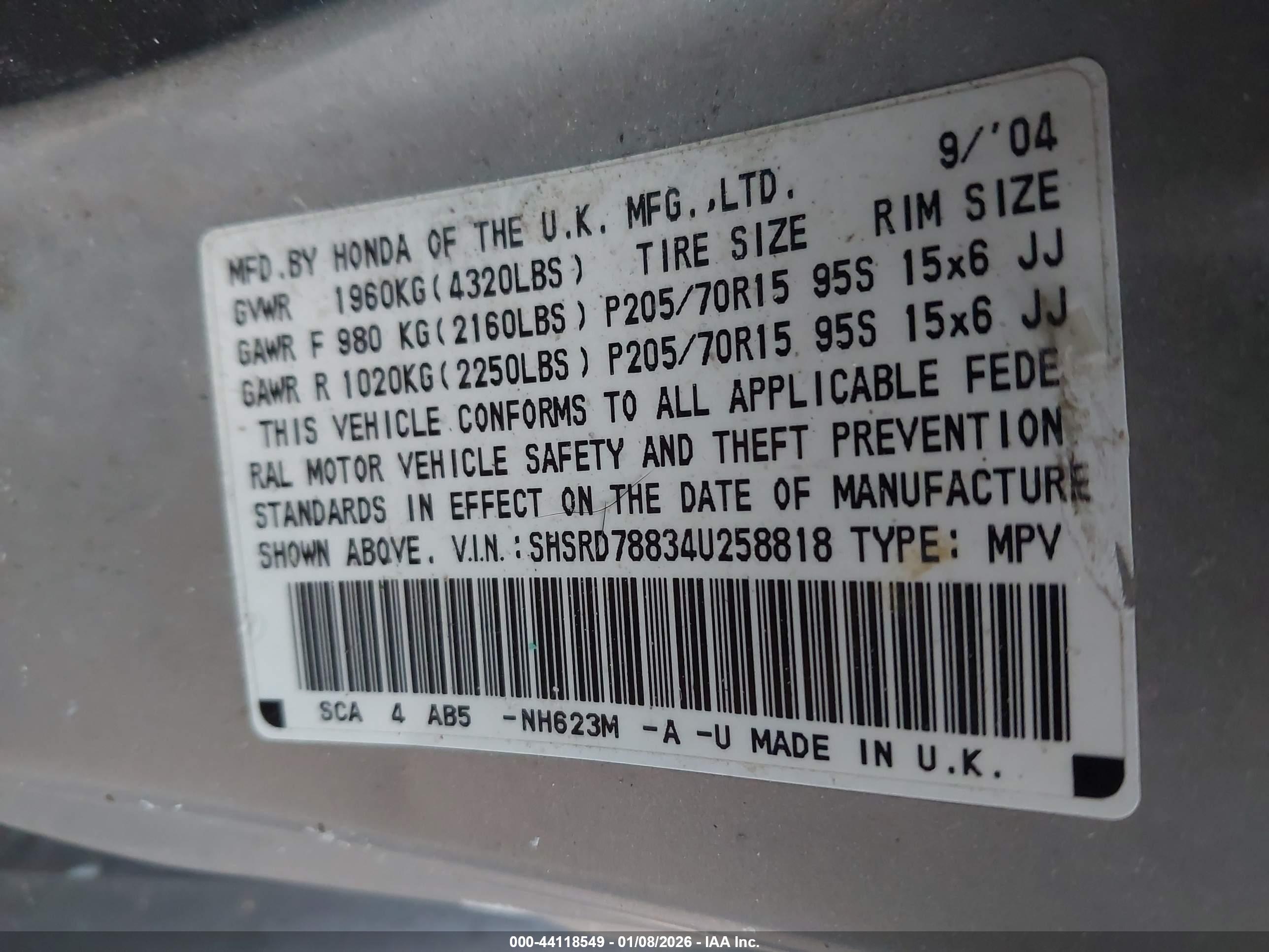 HONDA CR-V image 9