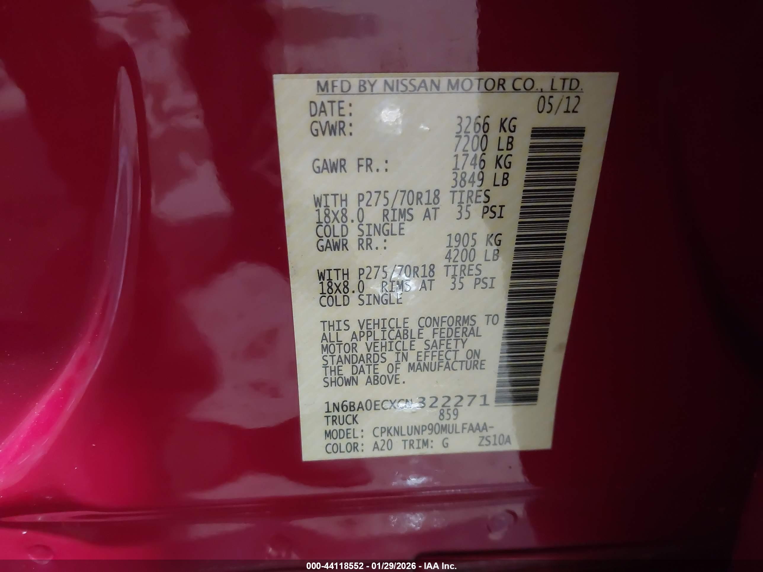 NISSAN TITAN image 9