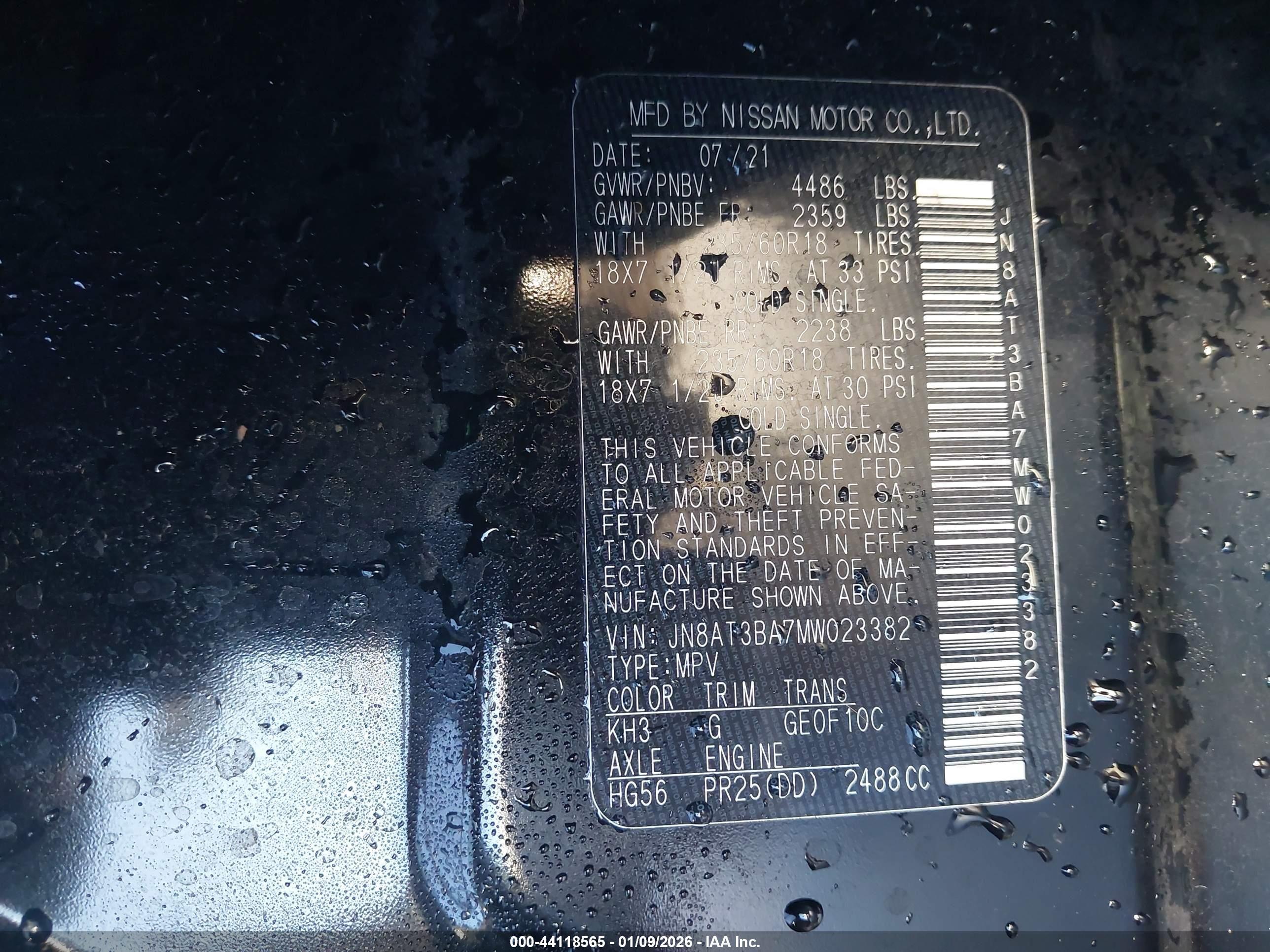 NISSAN ROGUE image 9