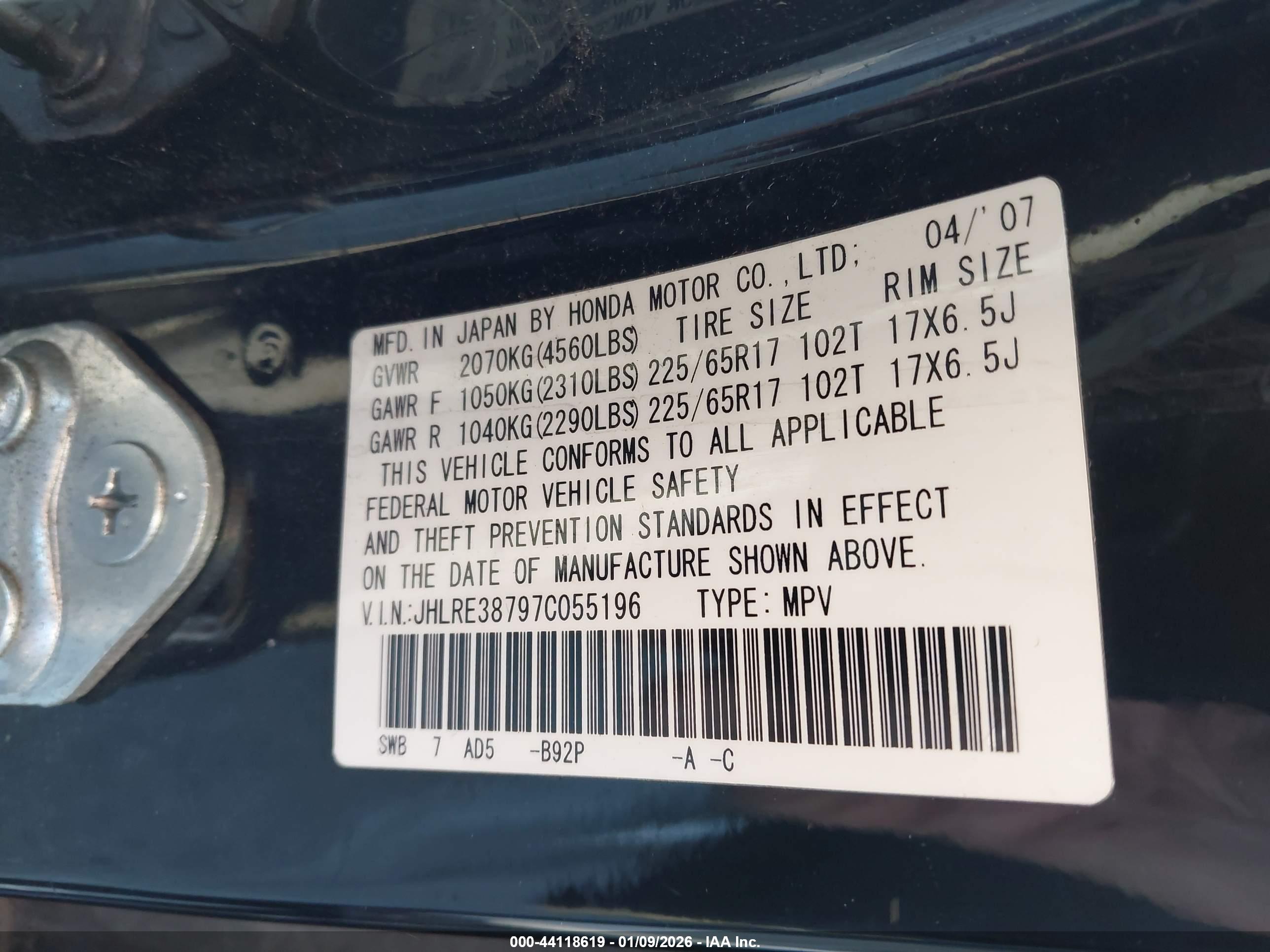 HONDA CR-V image 9