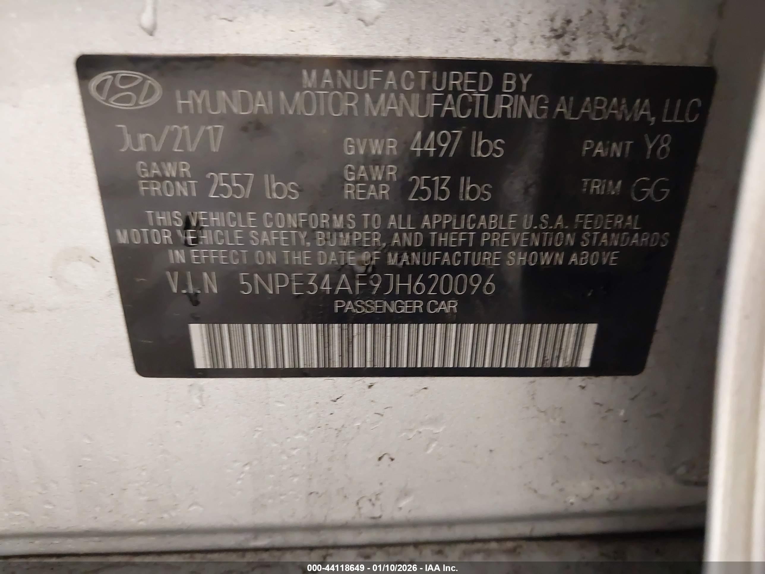 HYUNDAI SONATA image 9