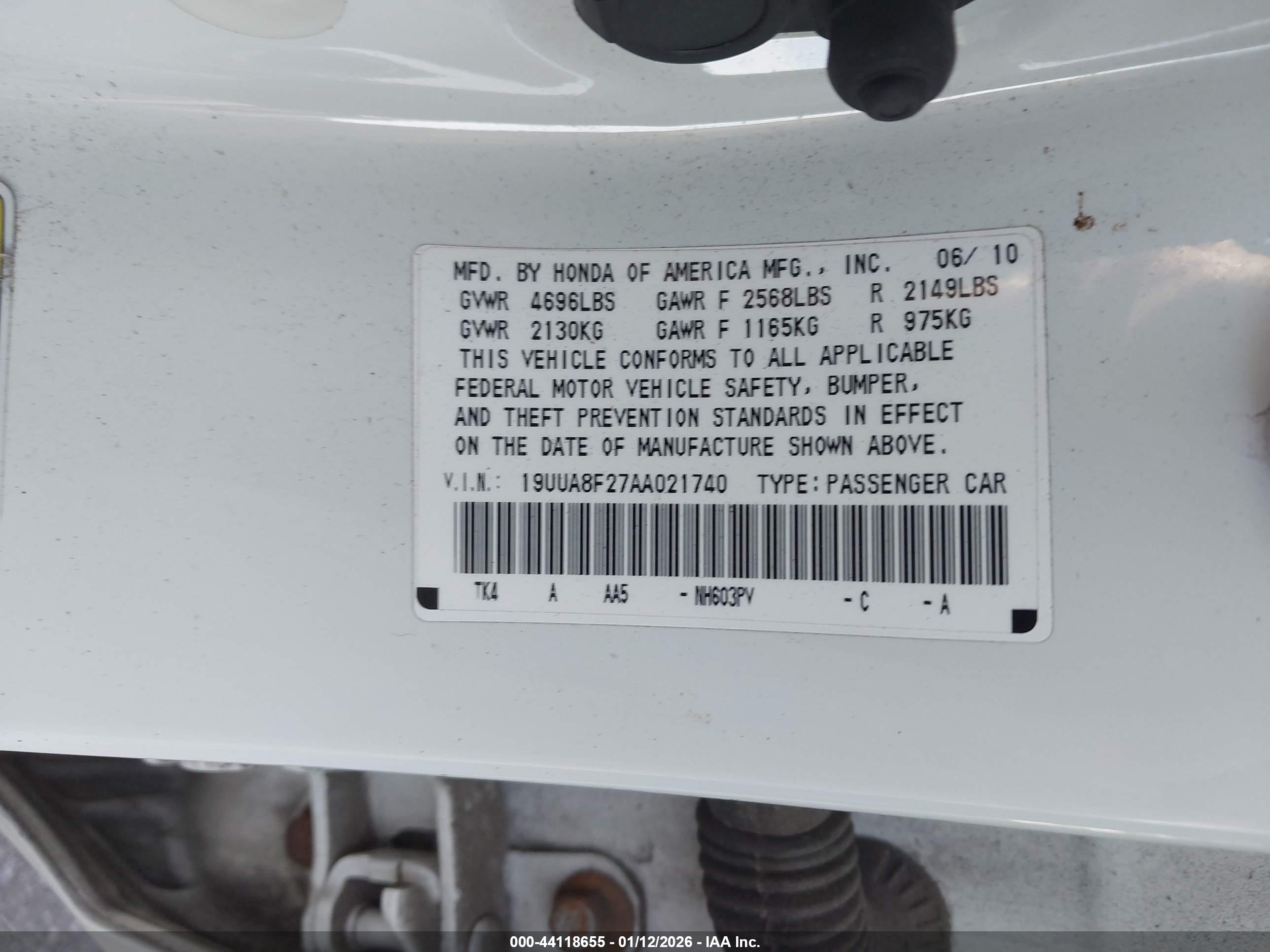 ACURA TL image 9