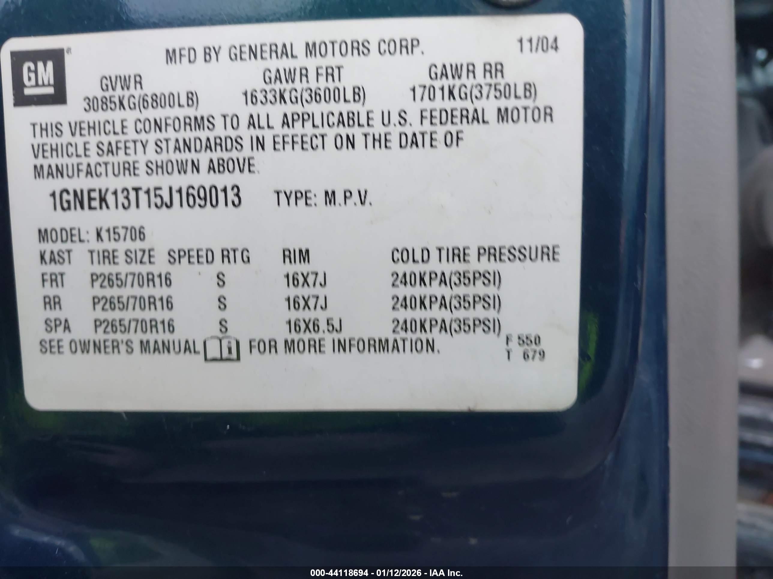 CHEVROLET TAHOE image 9