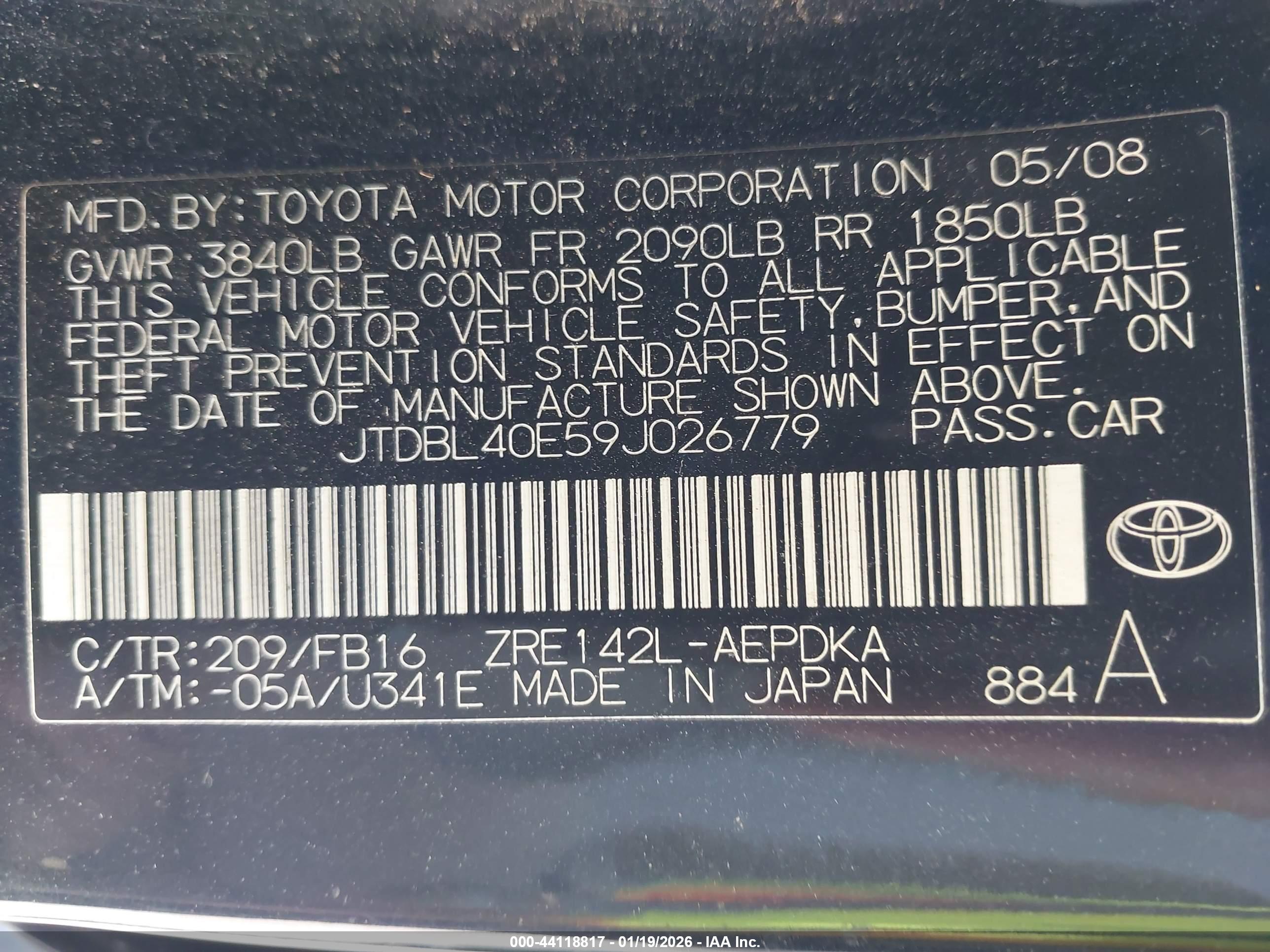 TOYOTA COROLLA image 9