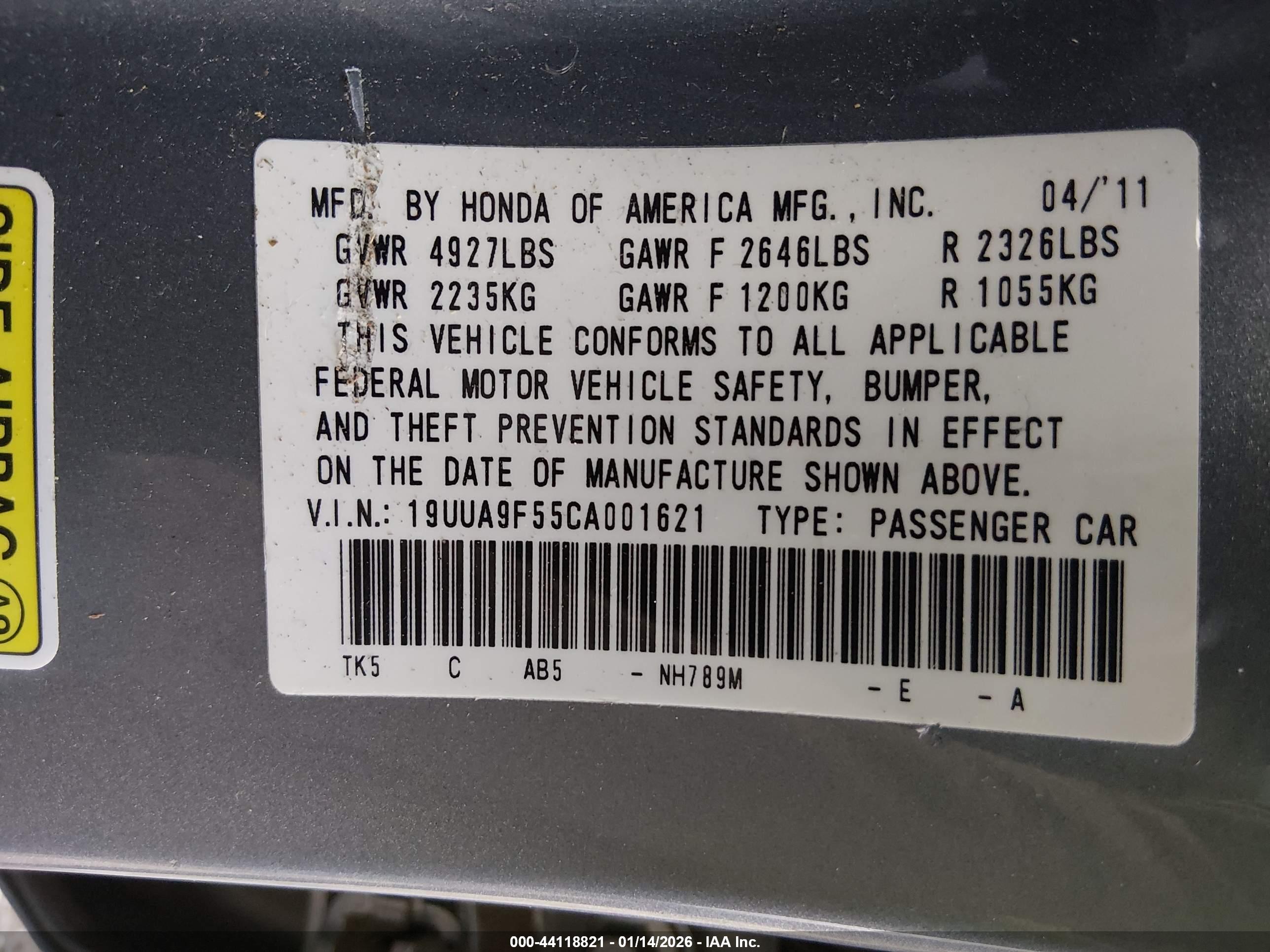 ACURA TL image 9