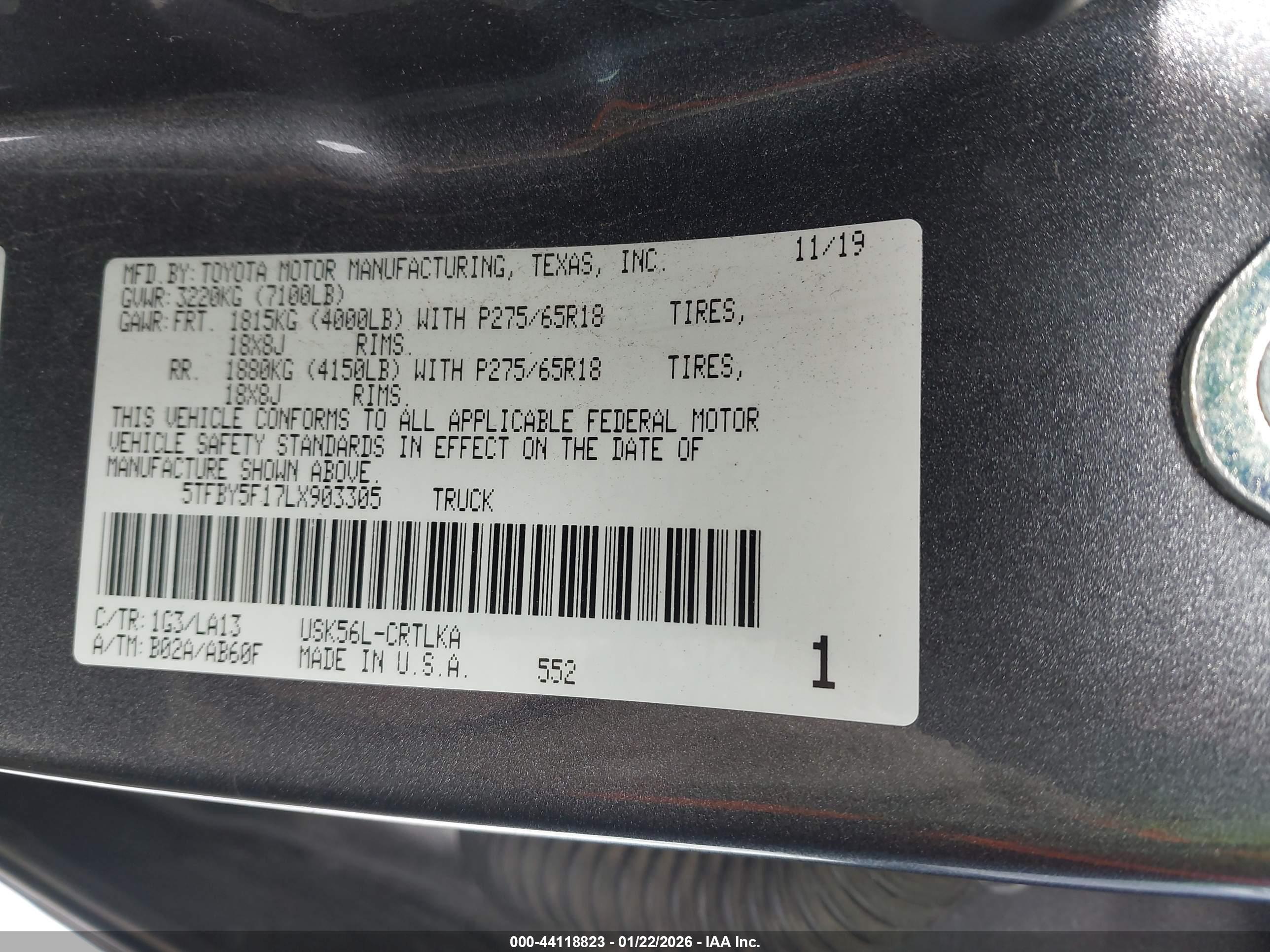 TOYOTA TUNDRA image 9