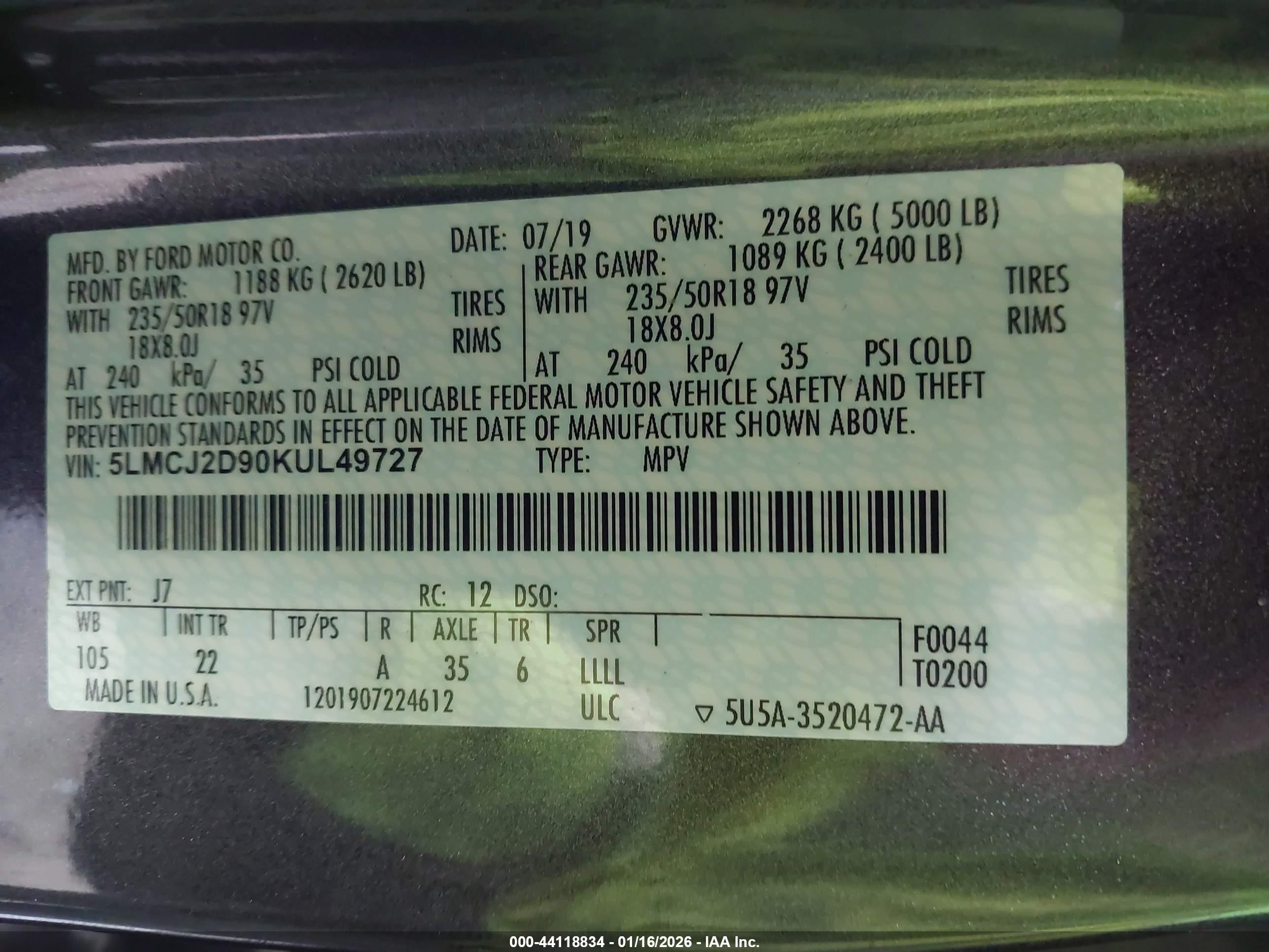 LINCOLN MKC image 9