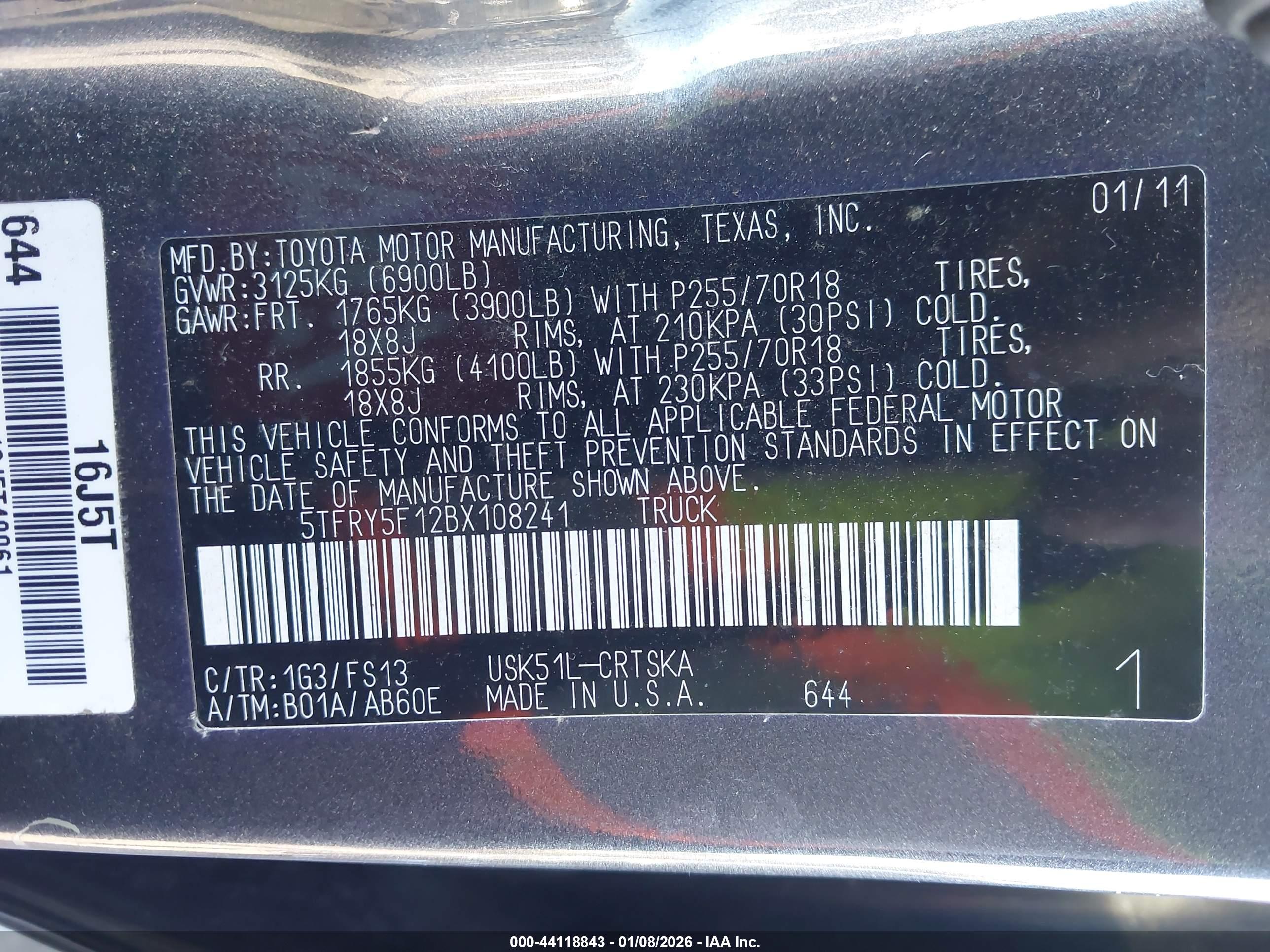 TOYOTA TUNDRA image 9