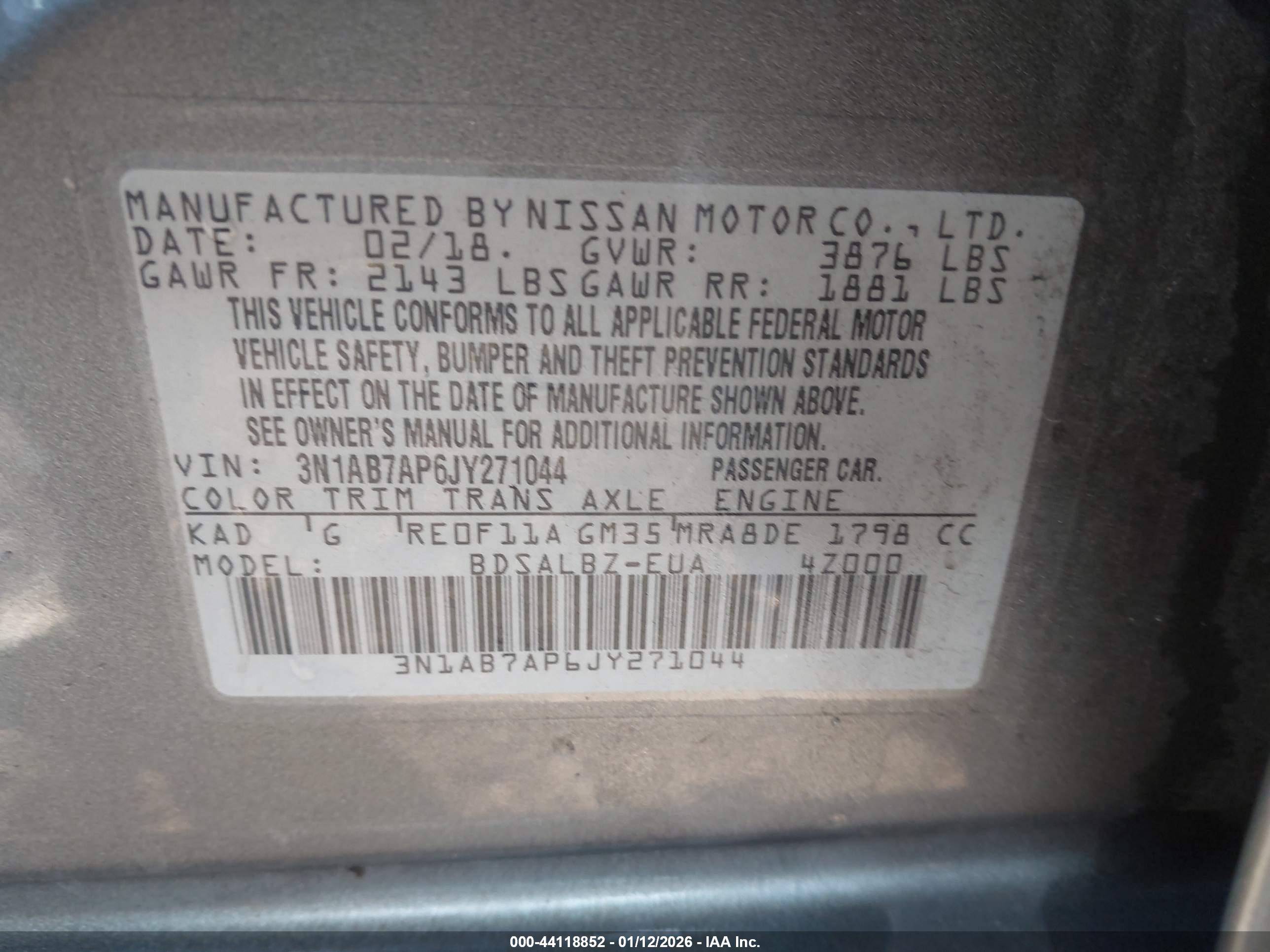 NISSAN SENTRA image 9