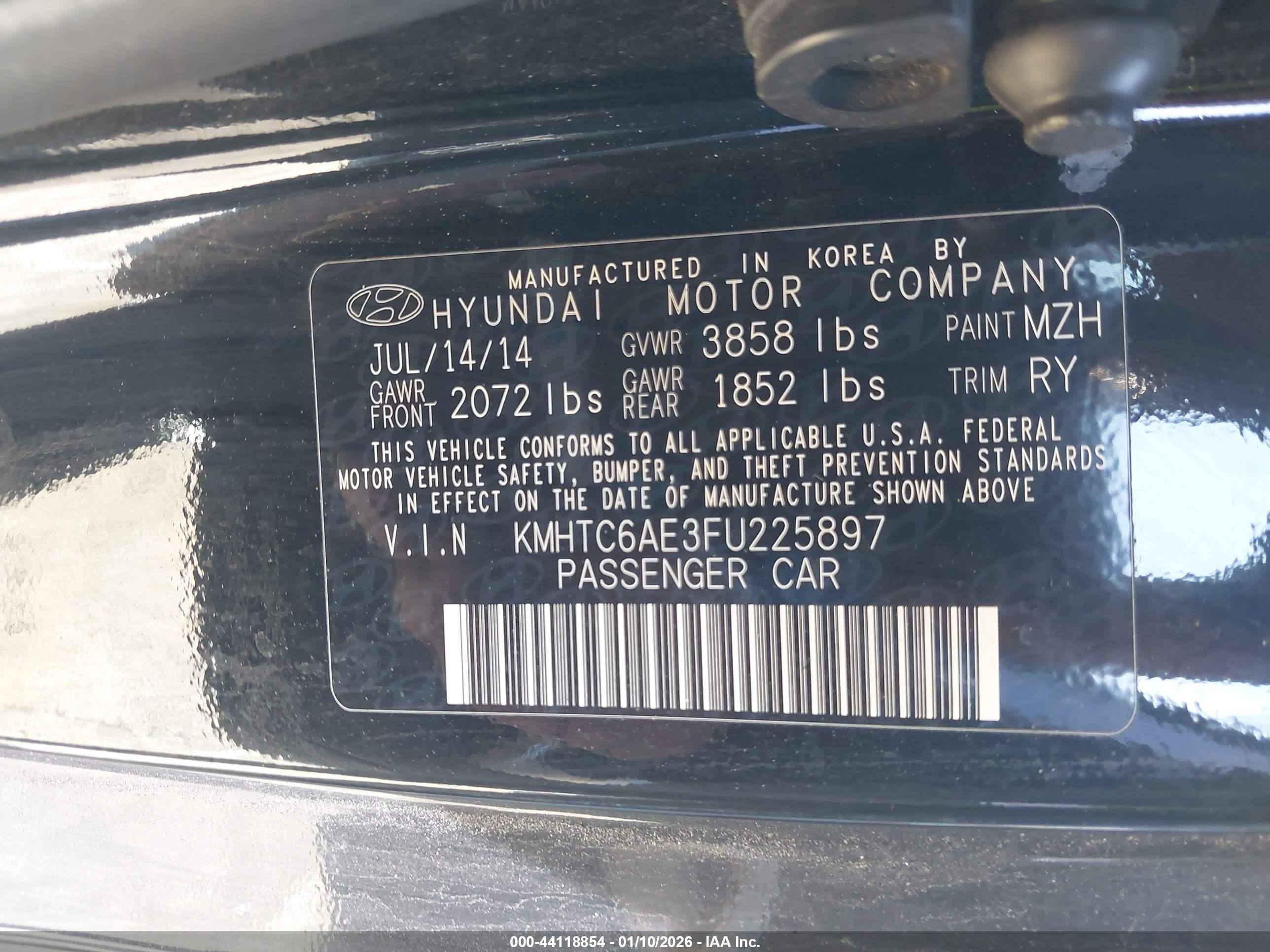HYUNDAI VELOSTER image 9