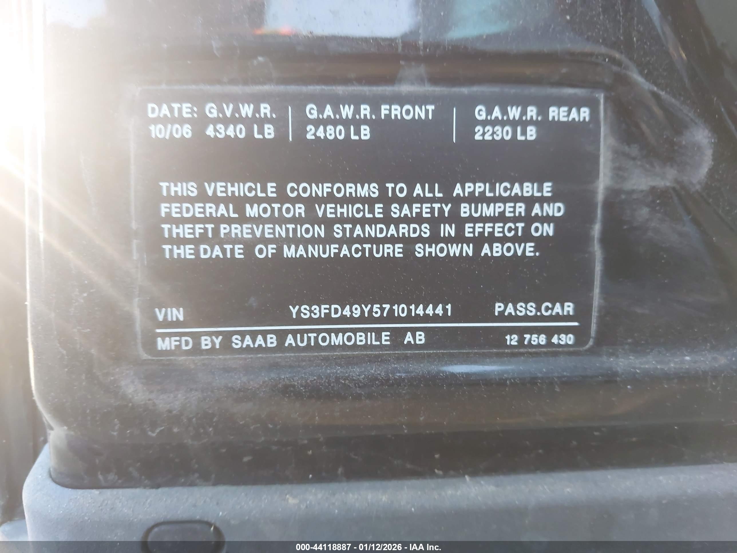 SAAB 9-3 image 9
