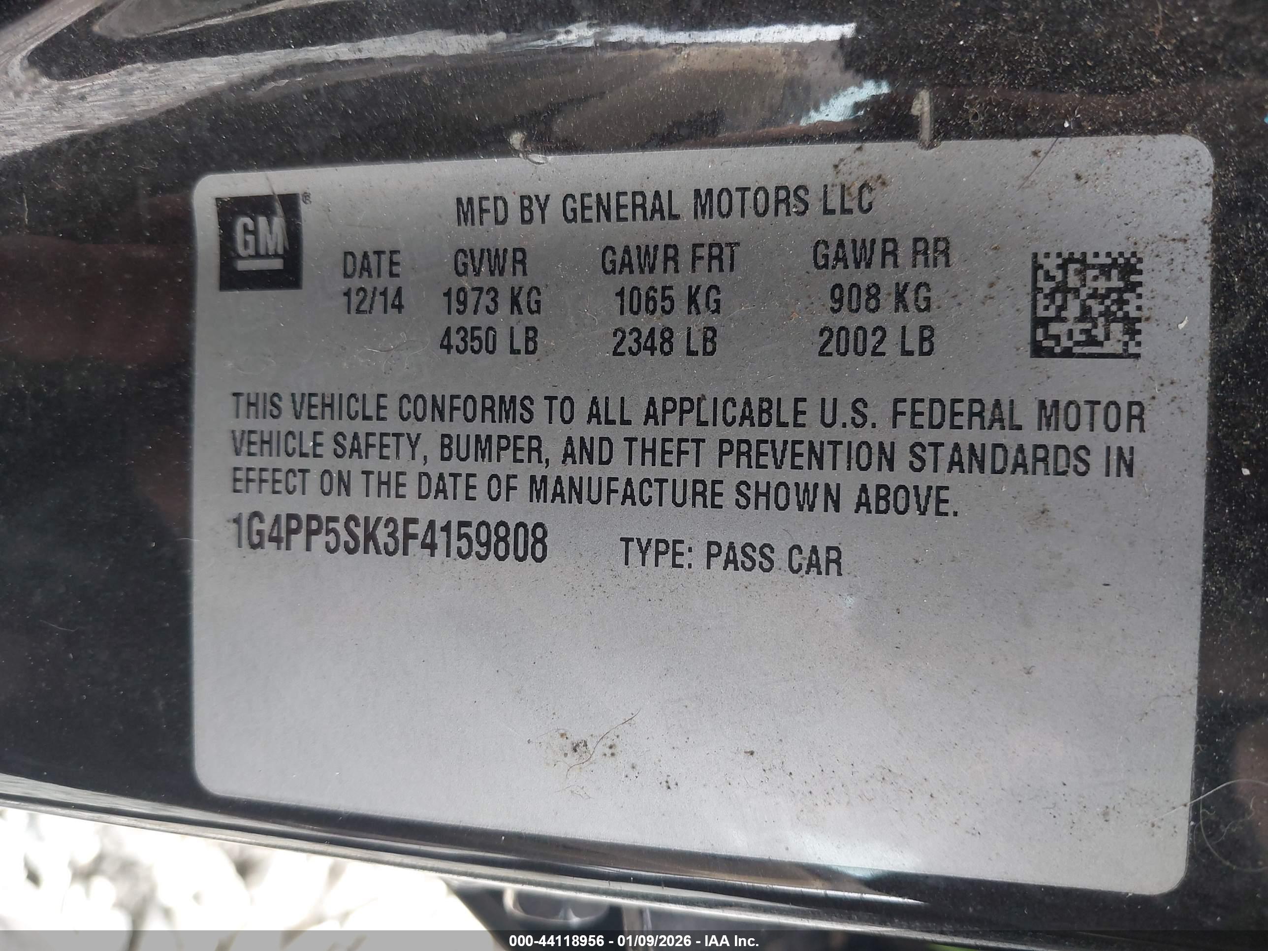 BUICK VERANO image 9