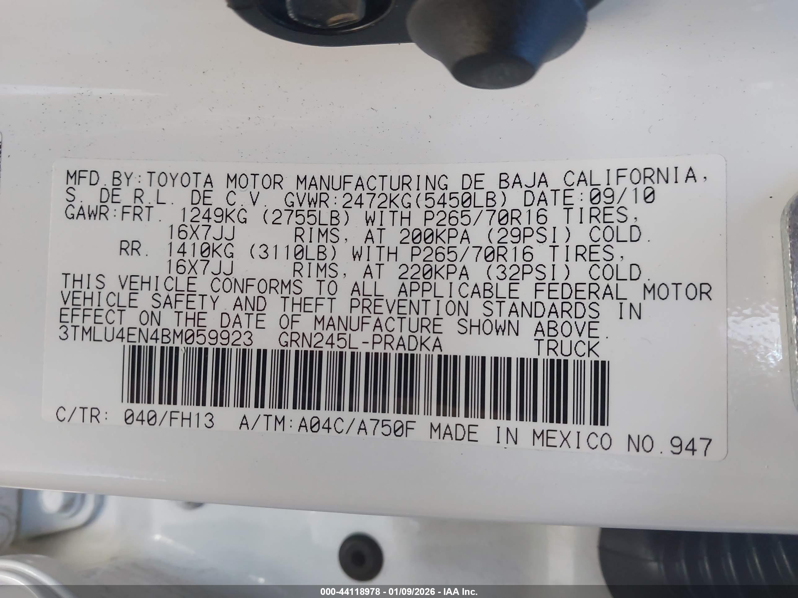 TOYOTA TACOMA image 9