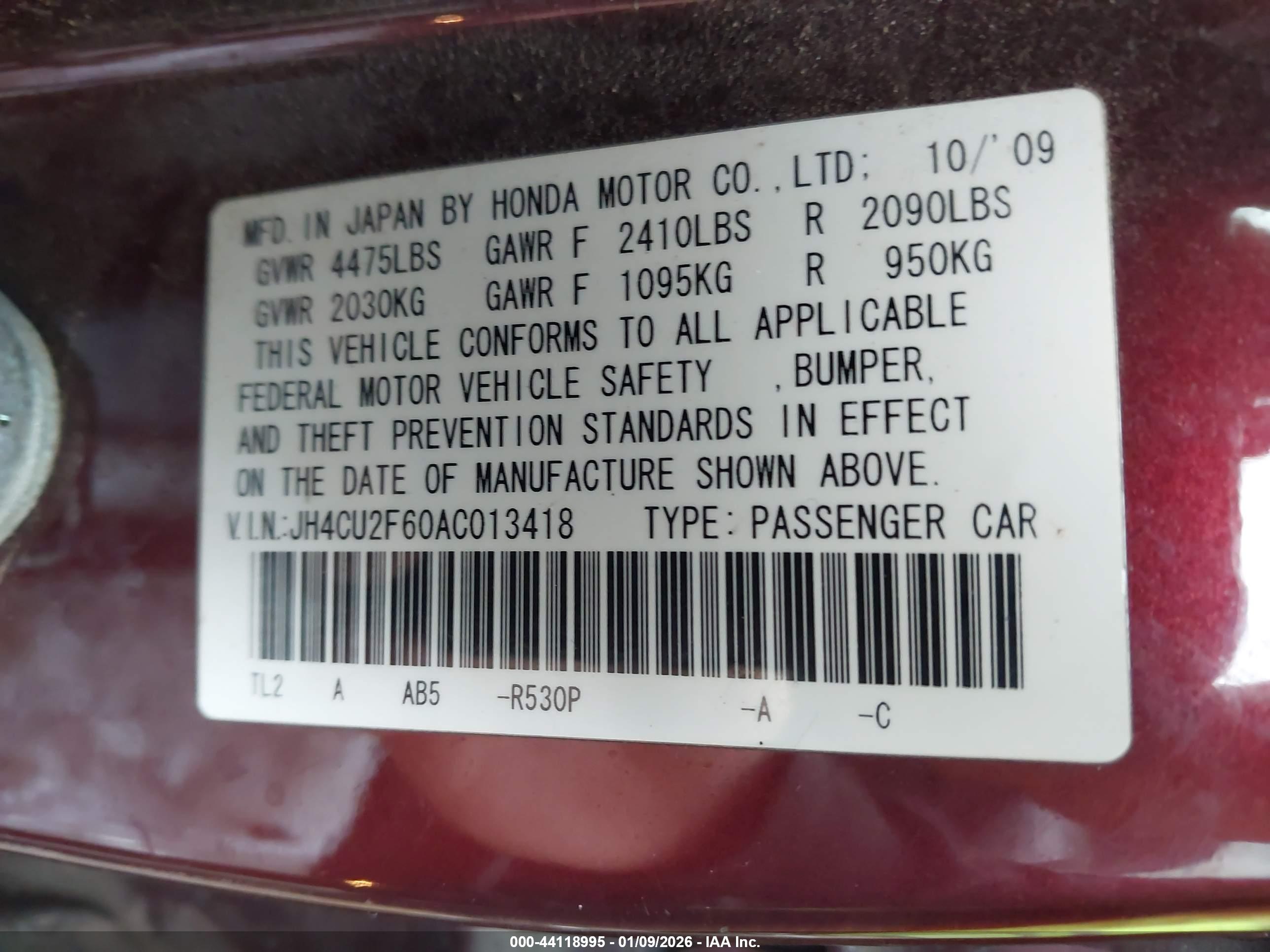 ACURA TSX image 9