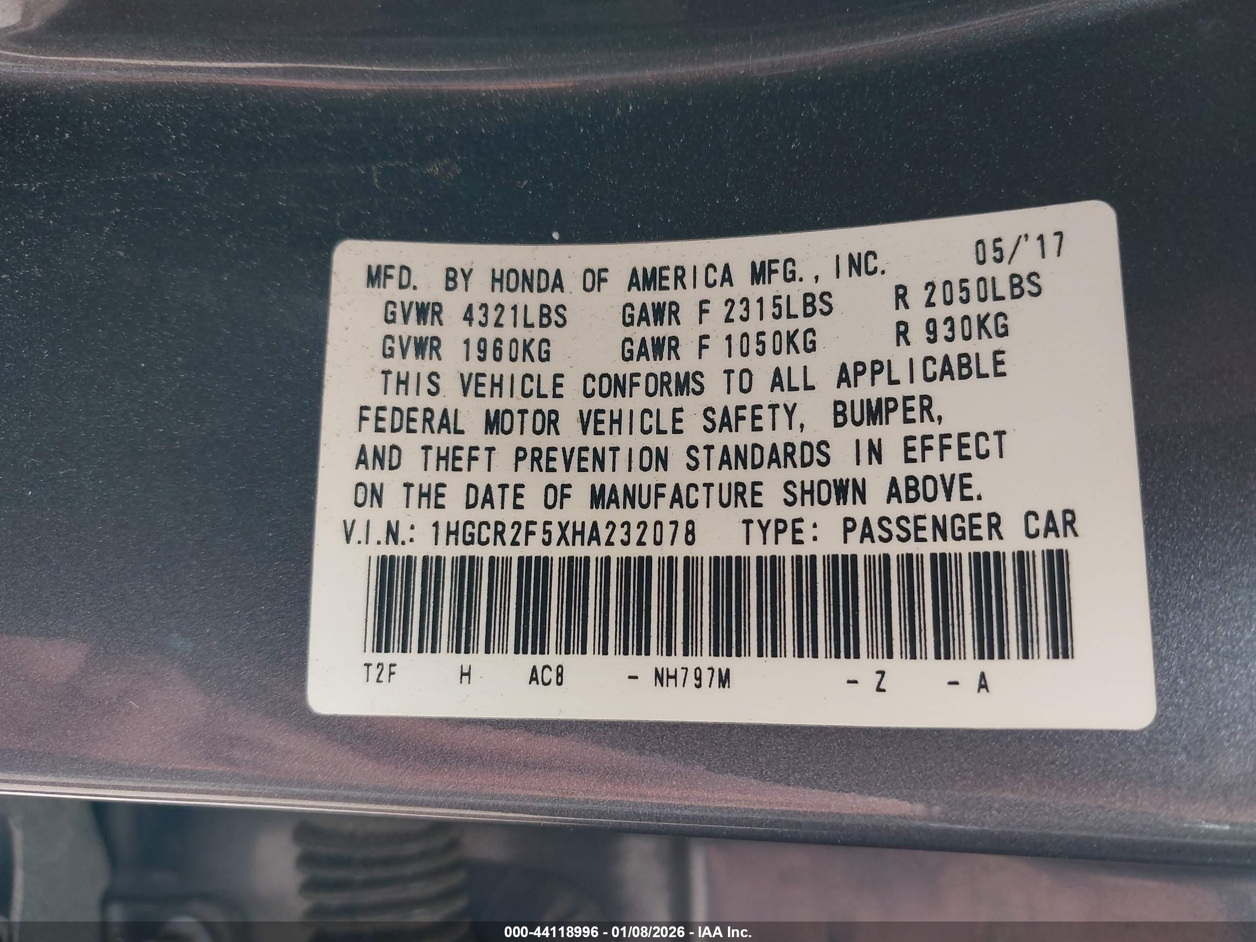 HONDA ACCORD image 9