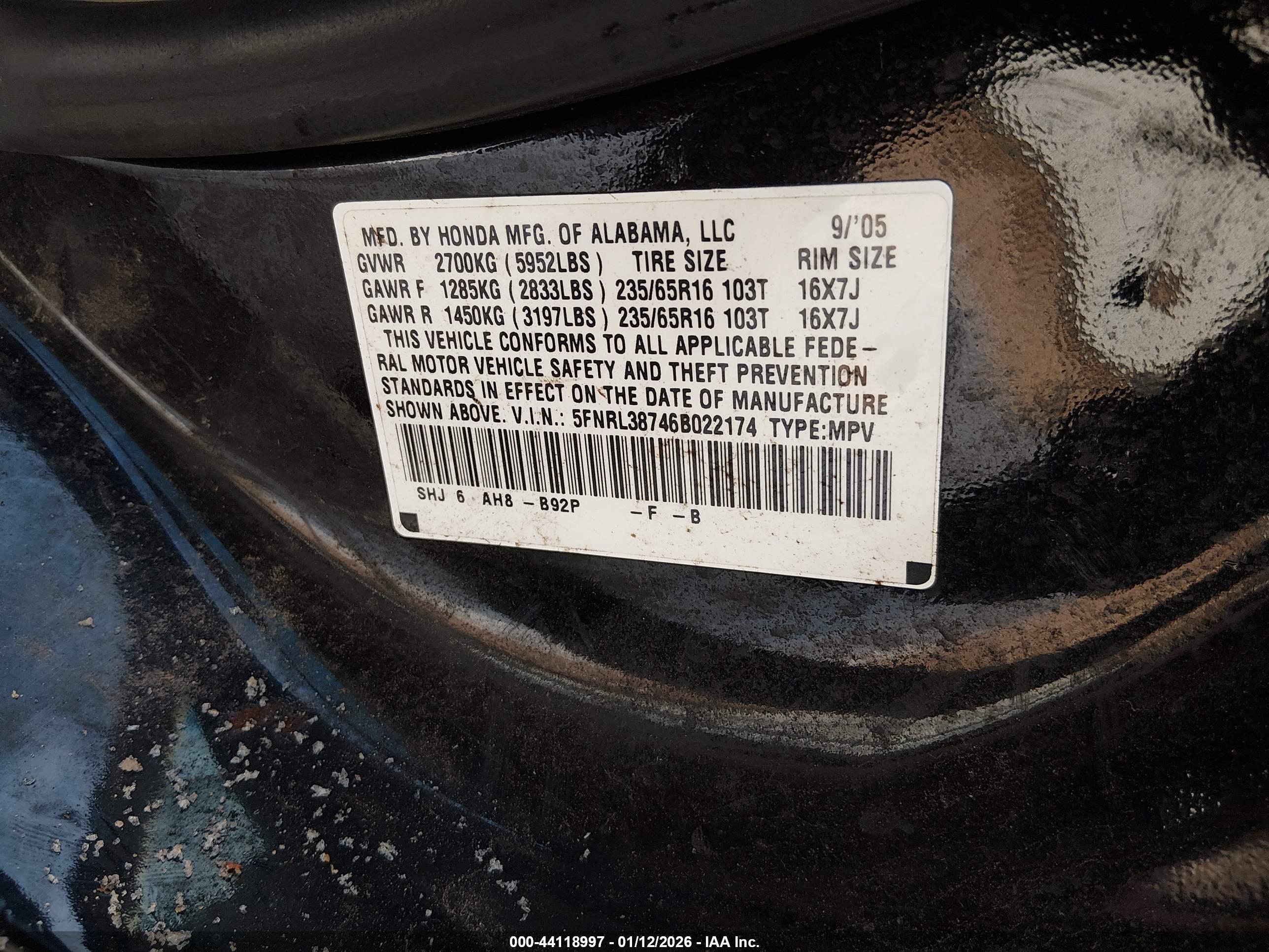 HONDA ODYSSEY image 9